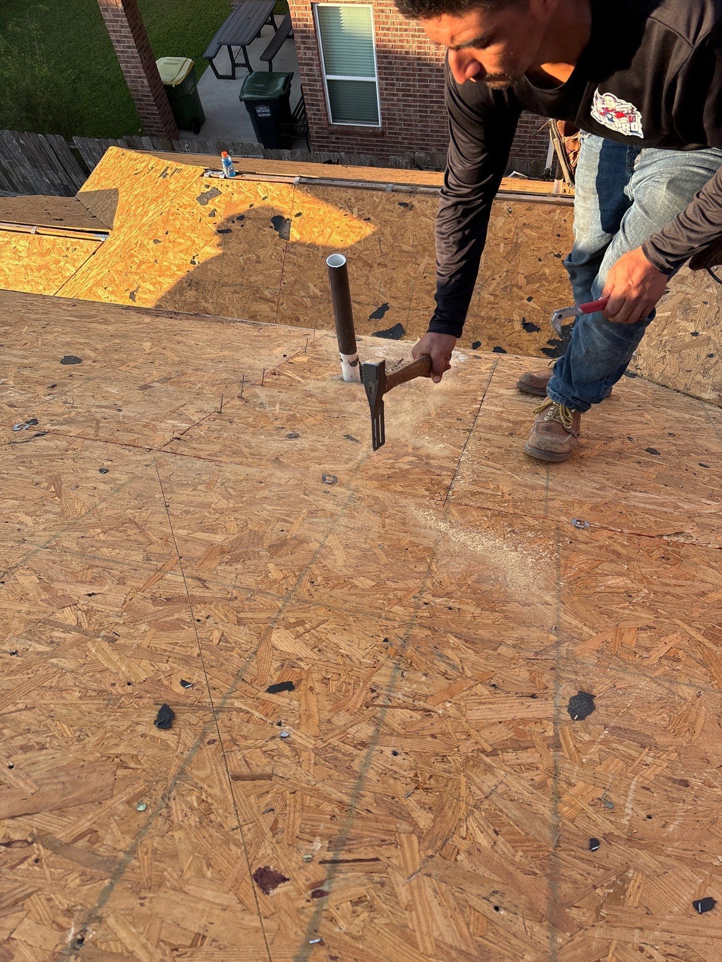 Residential Roofing Installation using Owen's Corning Duration (Lifetime) Shingles by Roof Repair Company
