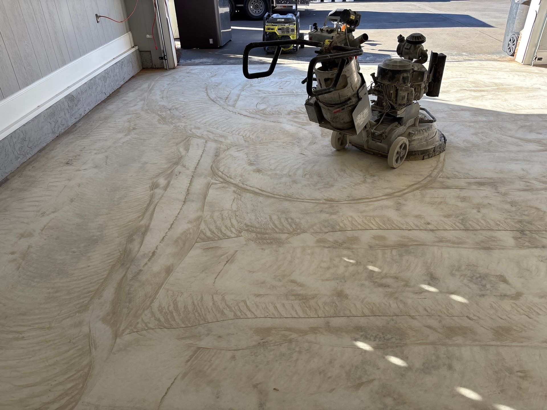 Large Garage using Penntek Industrial Coatings by Concrete Coatings of Georgia