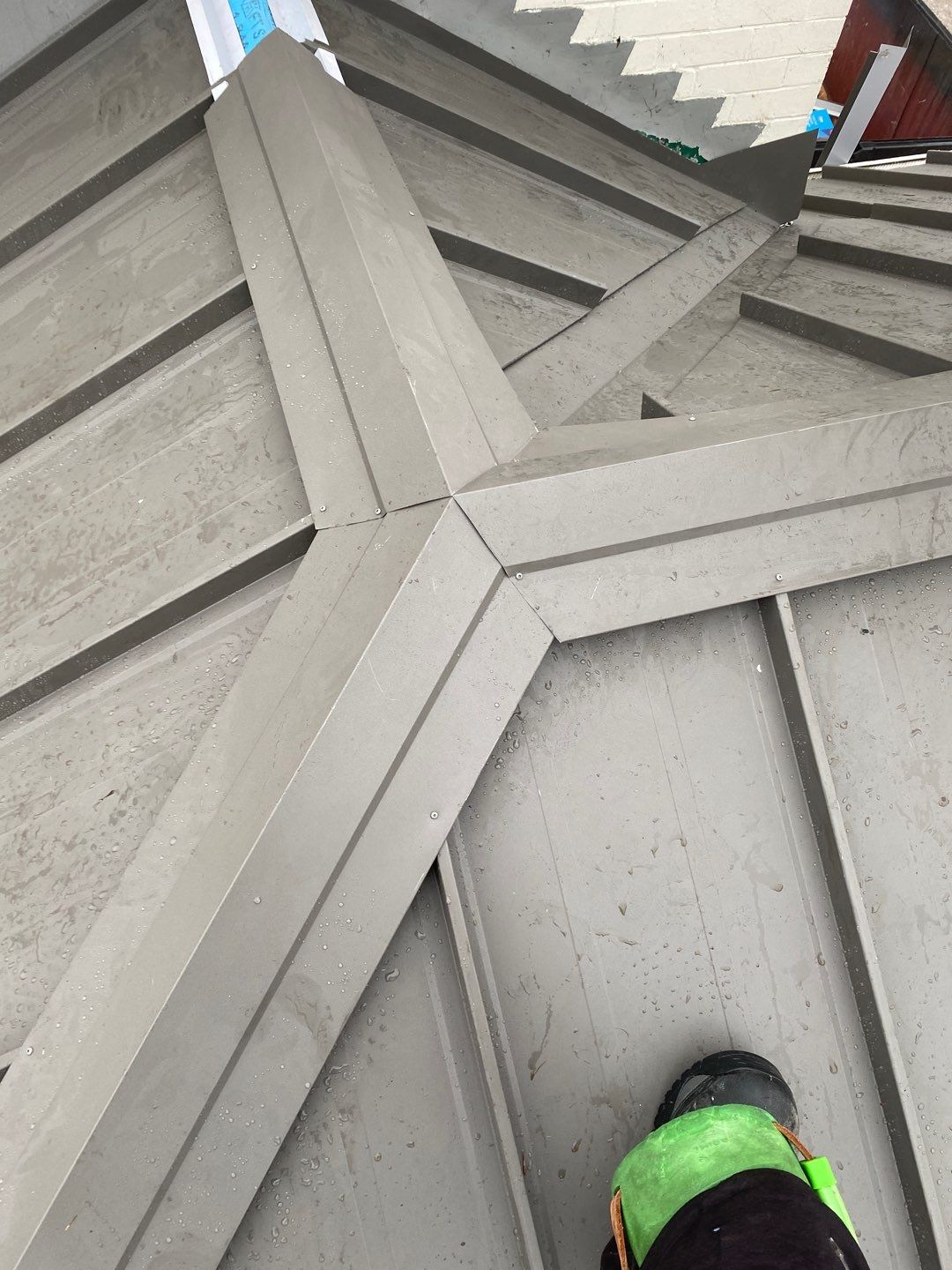 Residential Roofing Installation using 24 Ga Standing Seam Metal  by Jay Carter Roofing & Sheet Metal