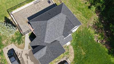 Full Strip & Re-Roof in Leicester, MA – Owens Corning Duration, Onyx Black with Chimney Flashing Replacement