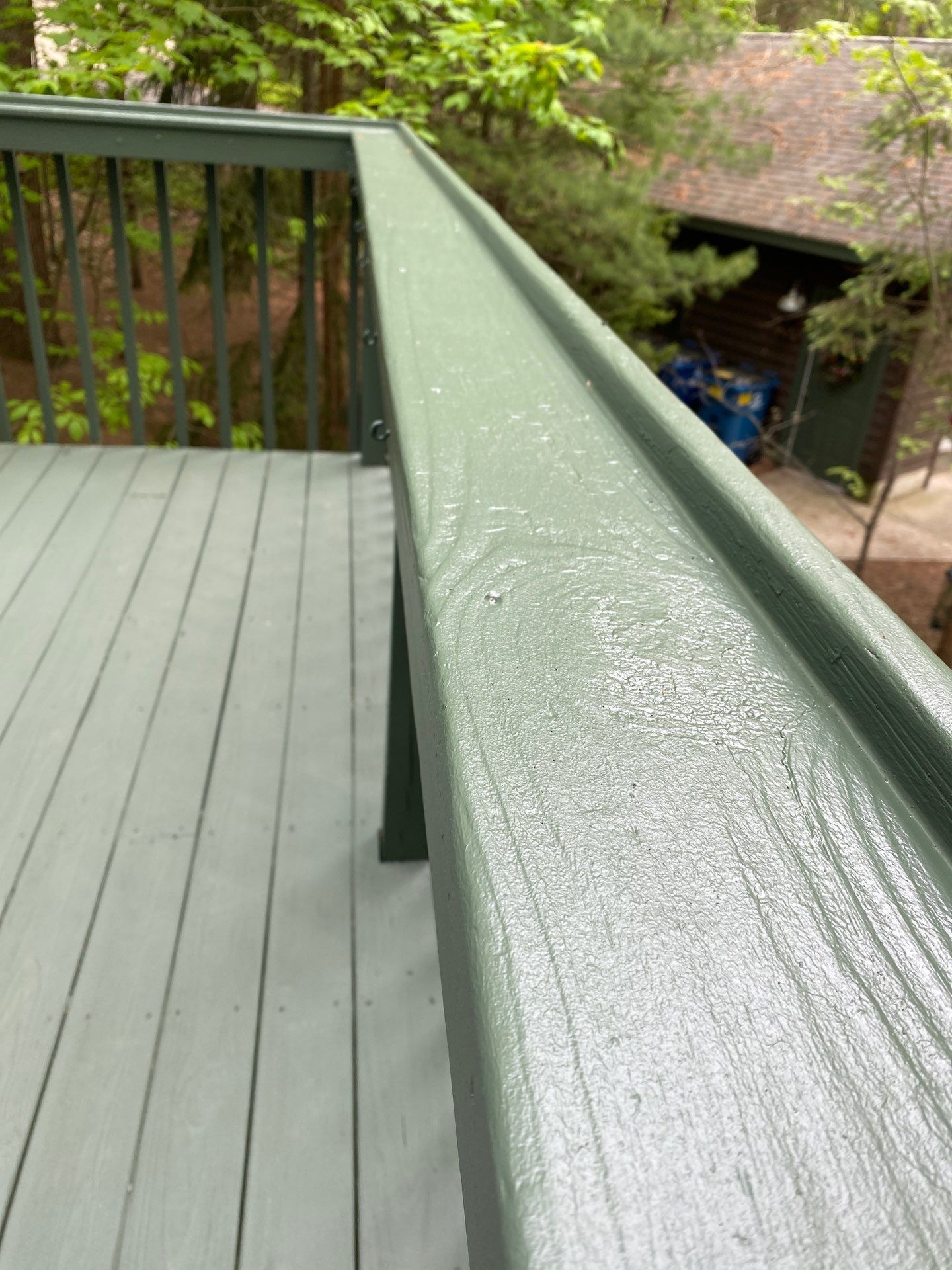 Stained deck and Pressure wash by Gordon Painting