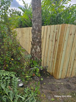 Wood Fence Install in North Port