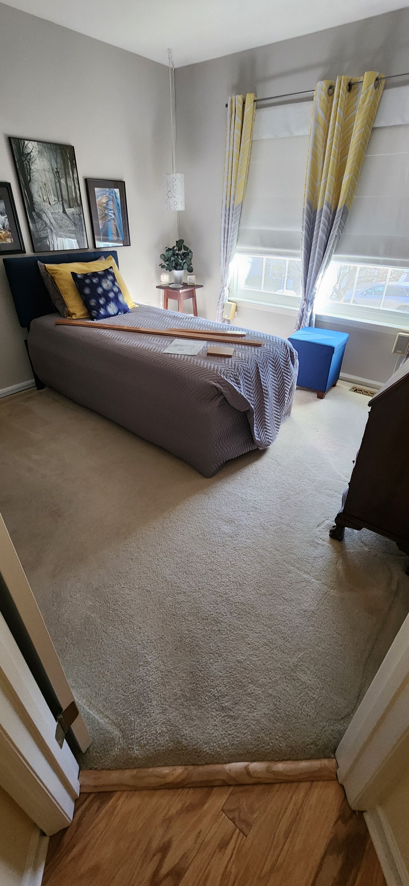 Prefinished 2 1/4 Red Oak Install w/ Carpet Removal by Footprints Floors Morristown