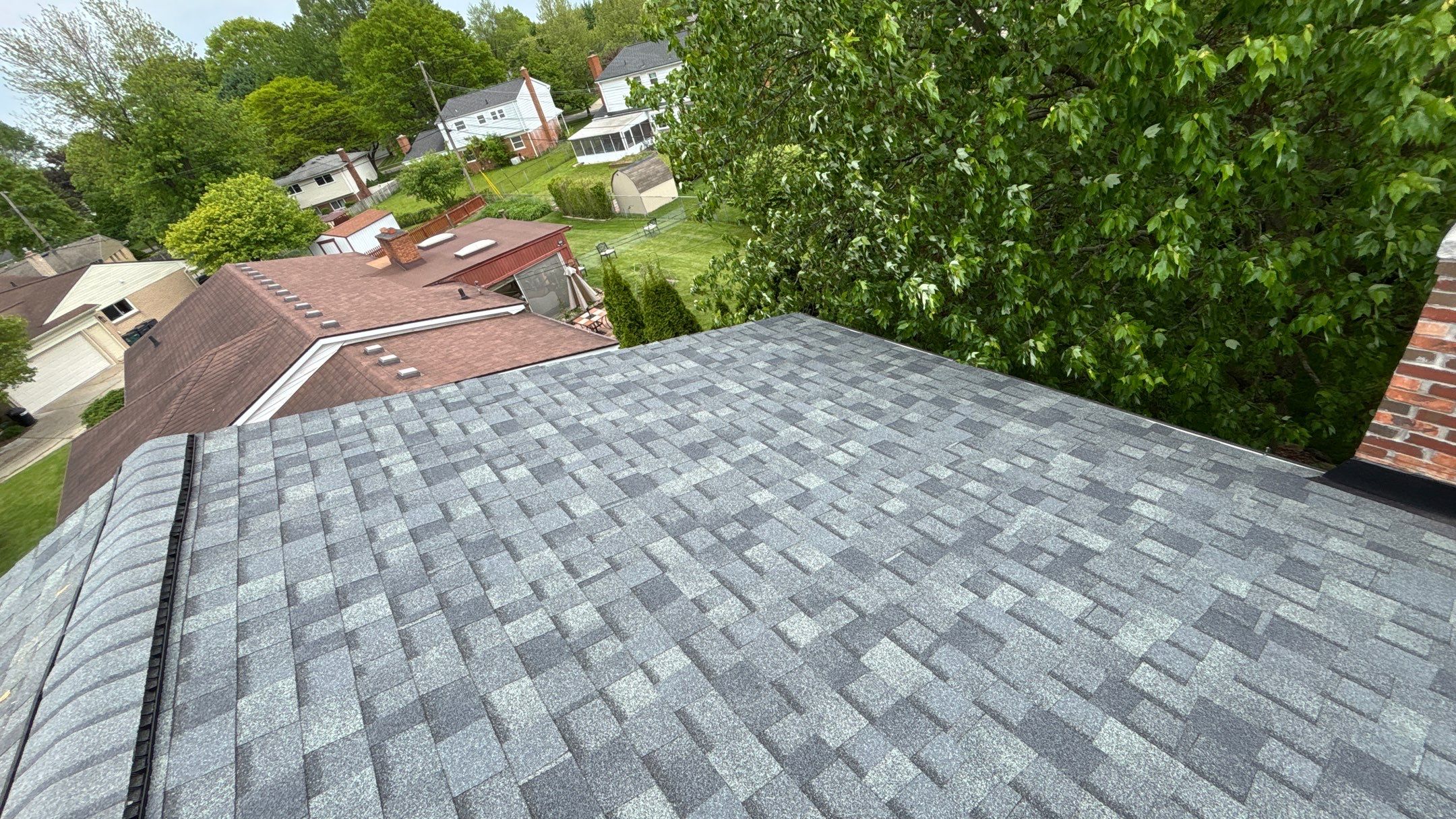 Roof Replacement using Owens Corning Estate Gray by 180 Contractors