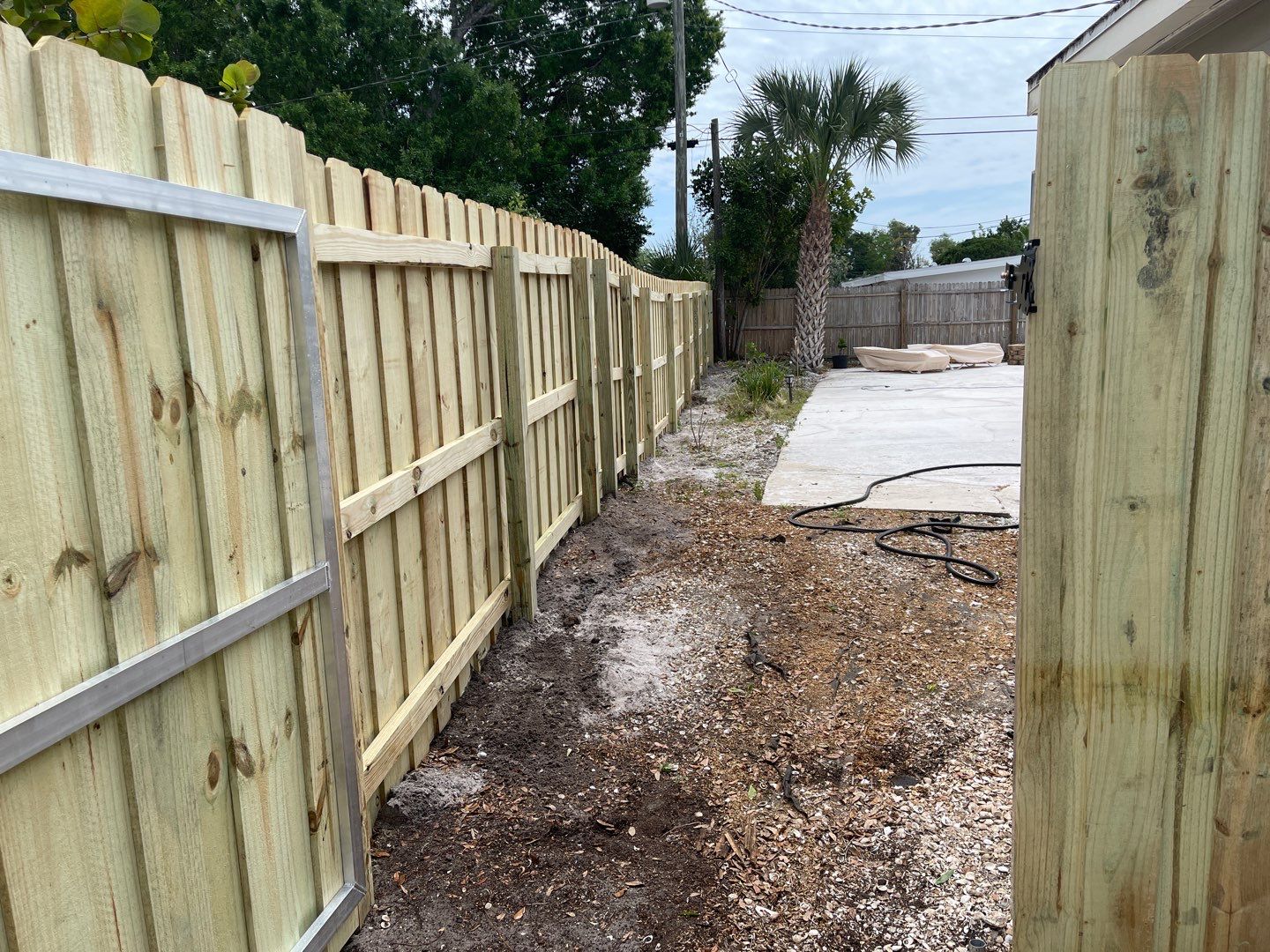Bradenton, FL Wood Fence Installation using Board on Board Wood Fence by Asap fence and gates, LLC