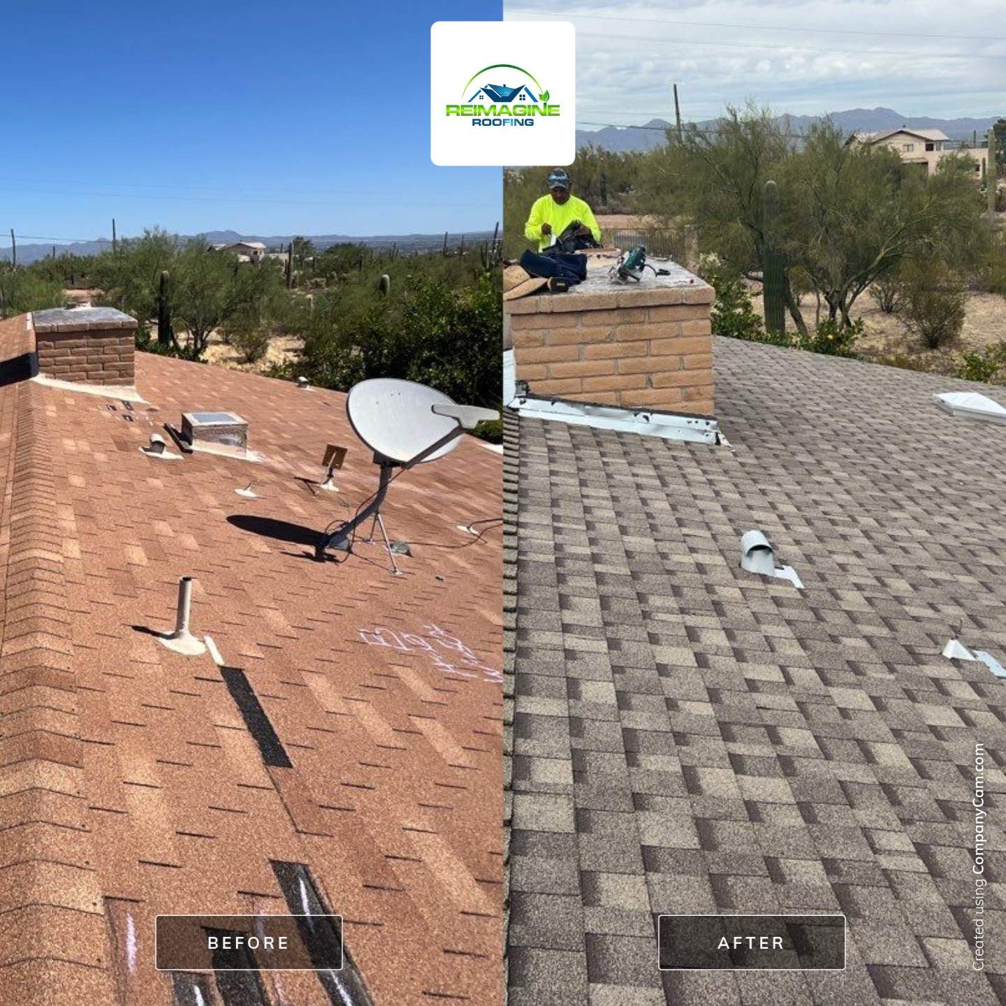 Weathered Wood Shingles by Reimagine Roofing