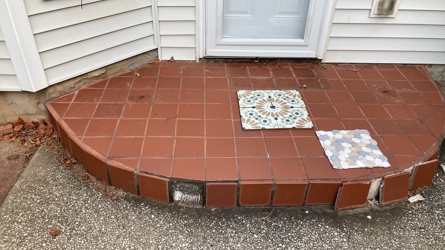 Tile Patio by Footprints Floors of Nashville