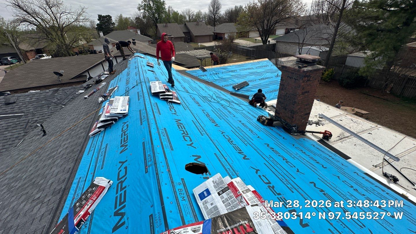 Project in Oklahoma City by Icon Roofing And Construction
