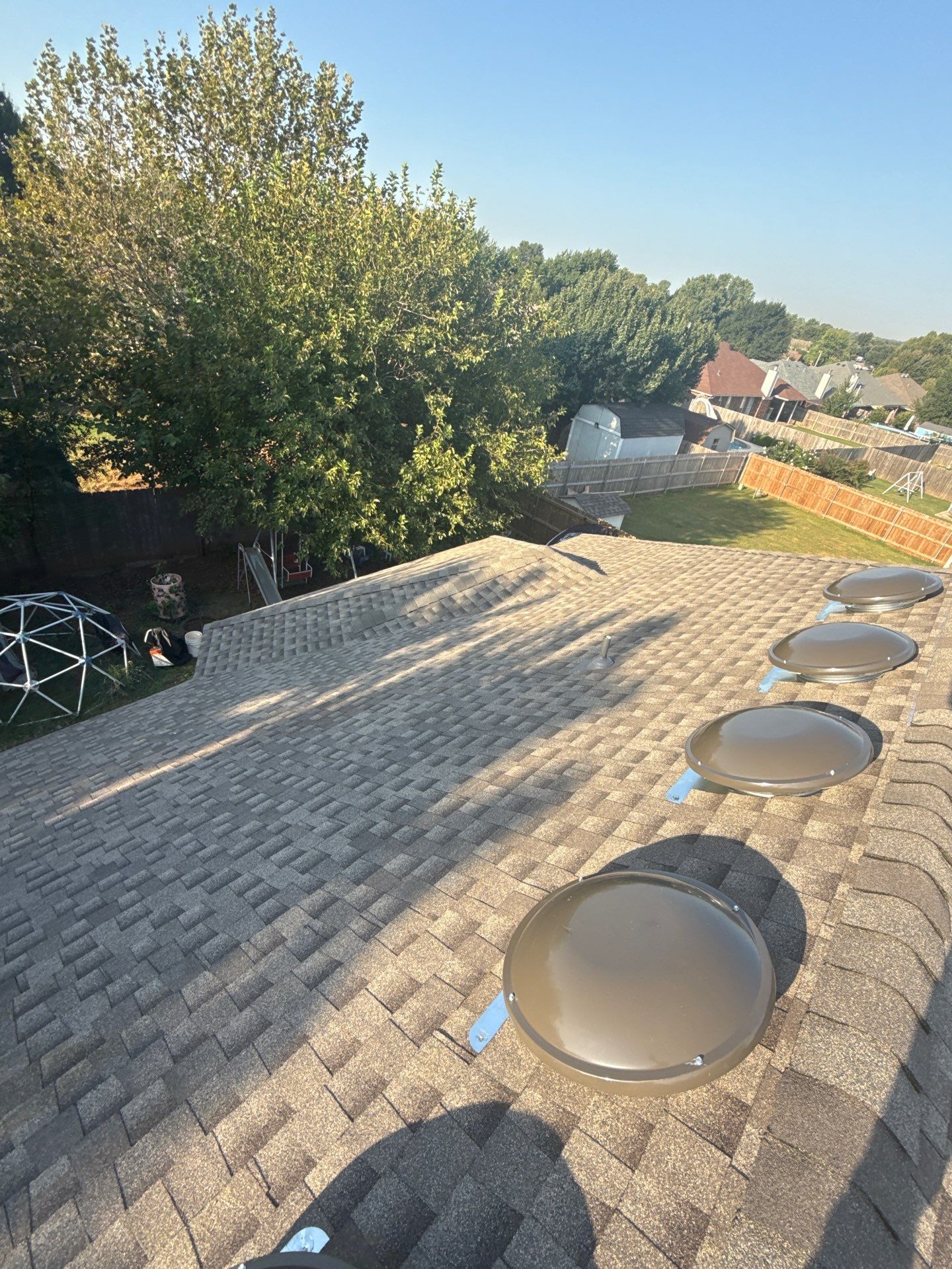 roof & skylight replacement in Edmond by McCann's Roofing and Construction