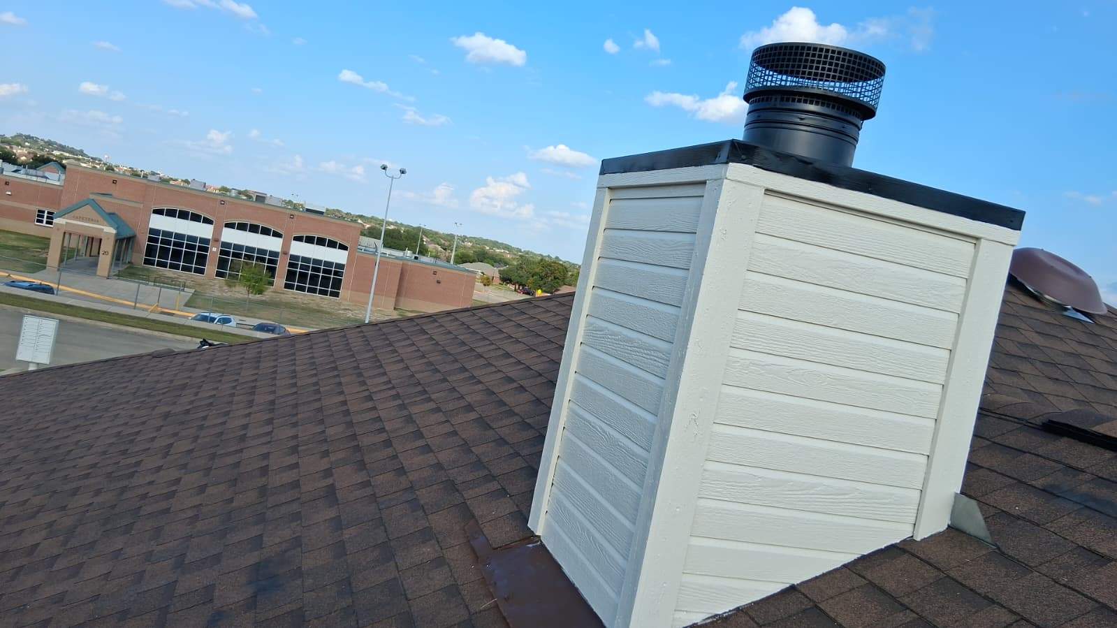 Complete Roof Replacement, Gutter Installation, Chimney Repair, and Window Replacement by Caliber Restoration LLC