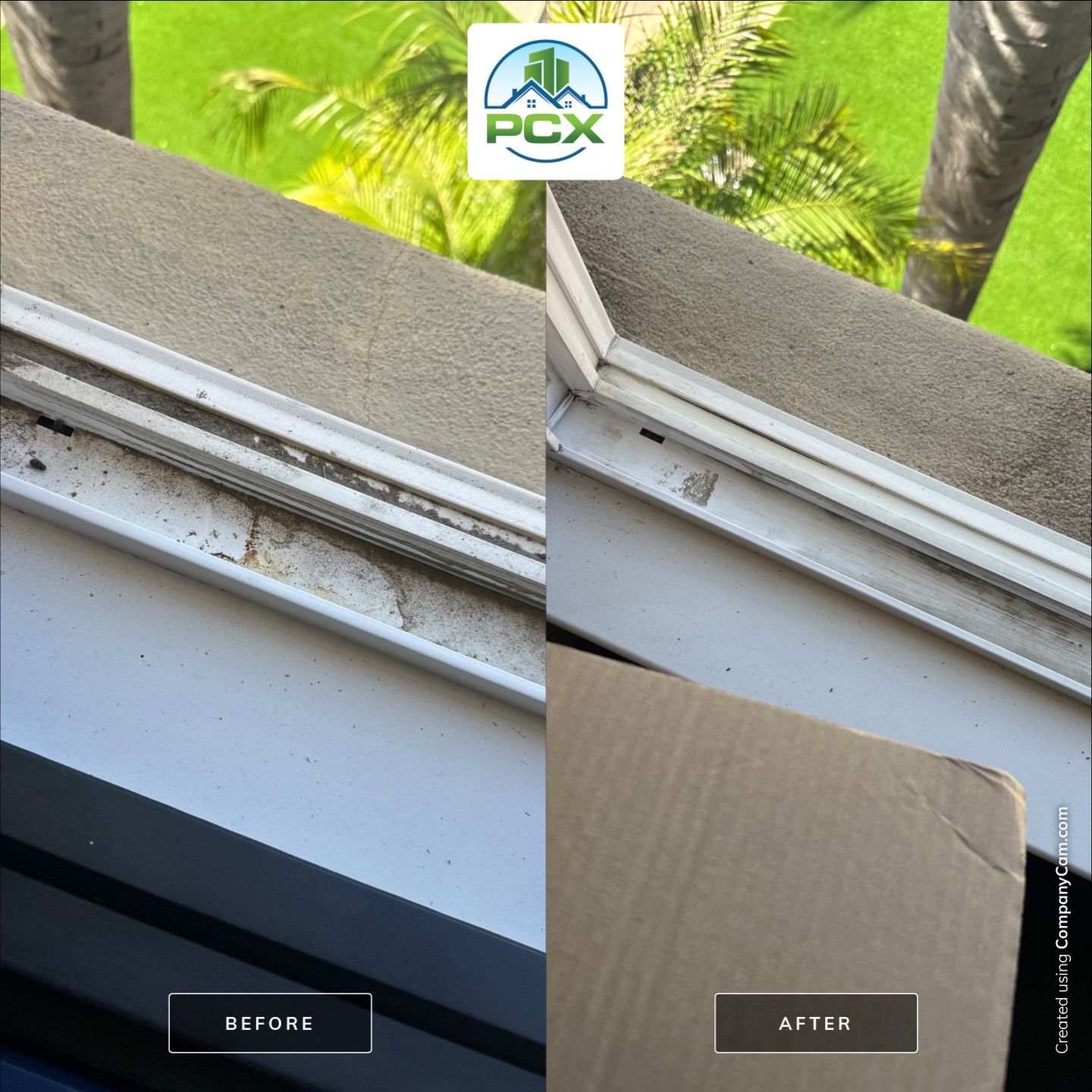 Window Cleaning with Track Detail by Property Cleaning Experts, LLC