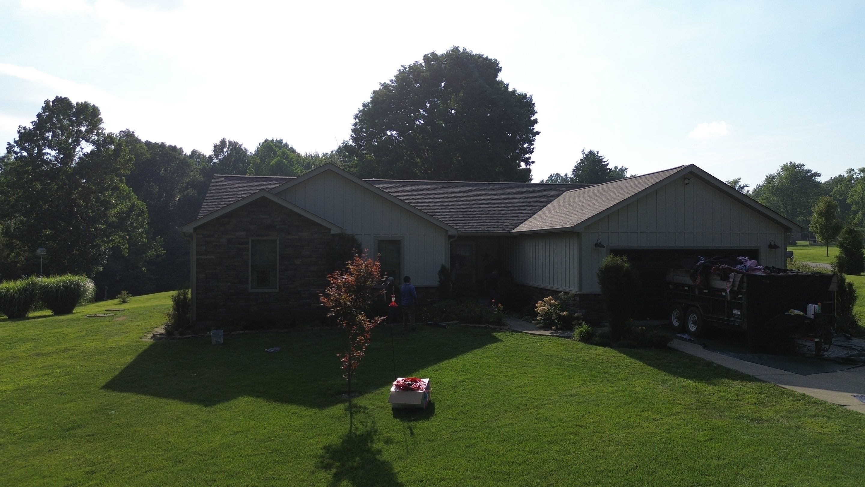 Project in Columbus by Moss Roofing