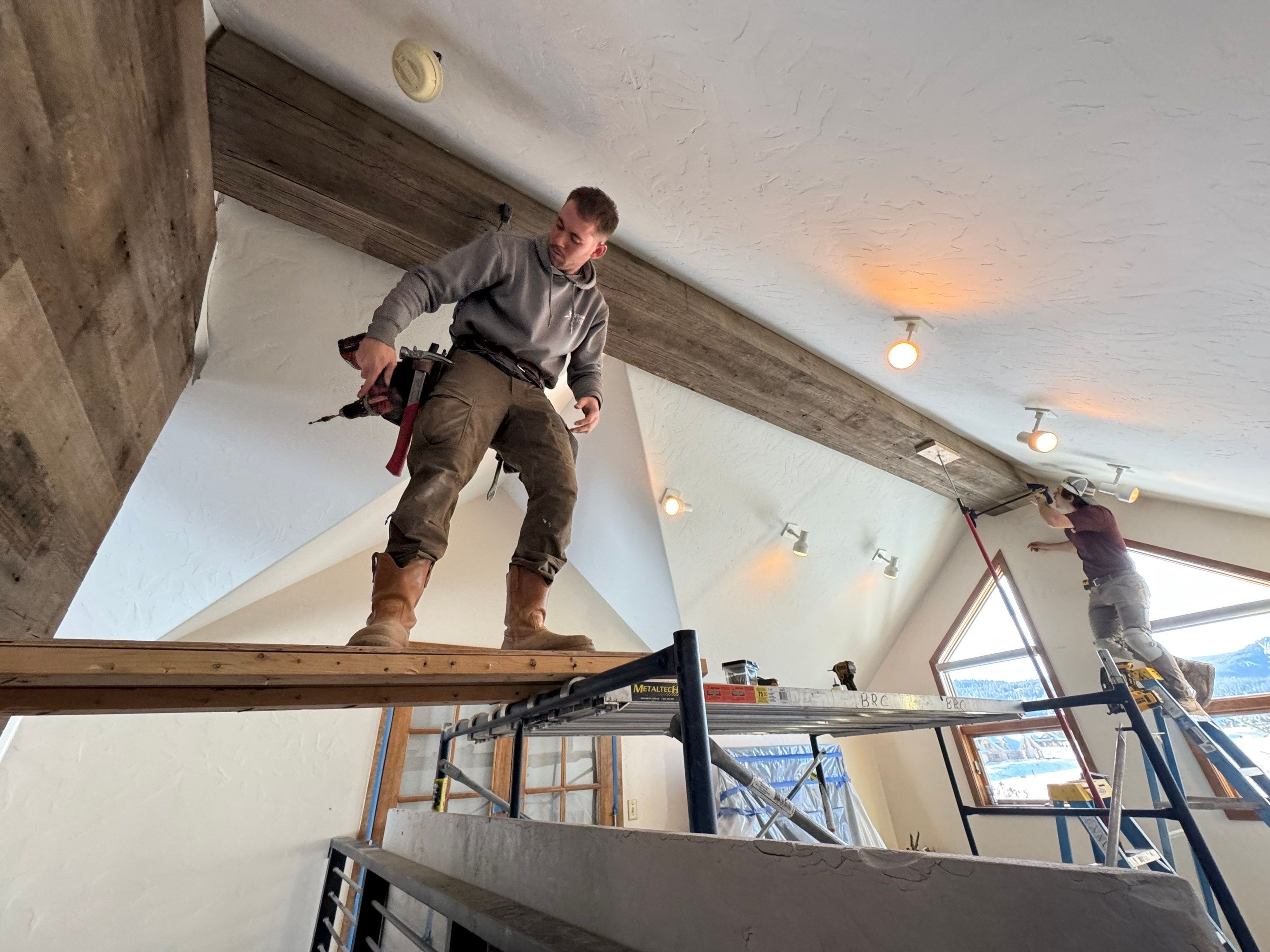 Renovation Project in Big Sky by Blue Room Construction LLC