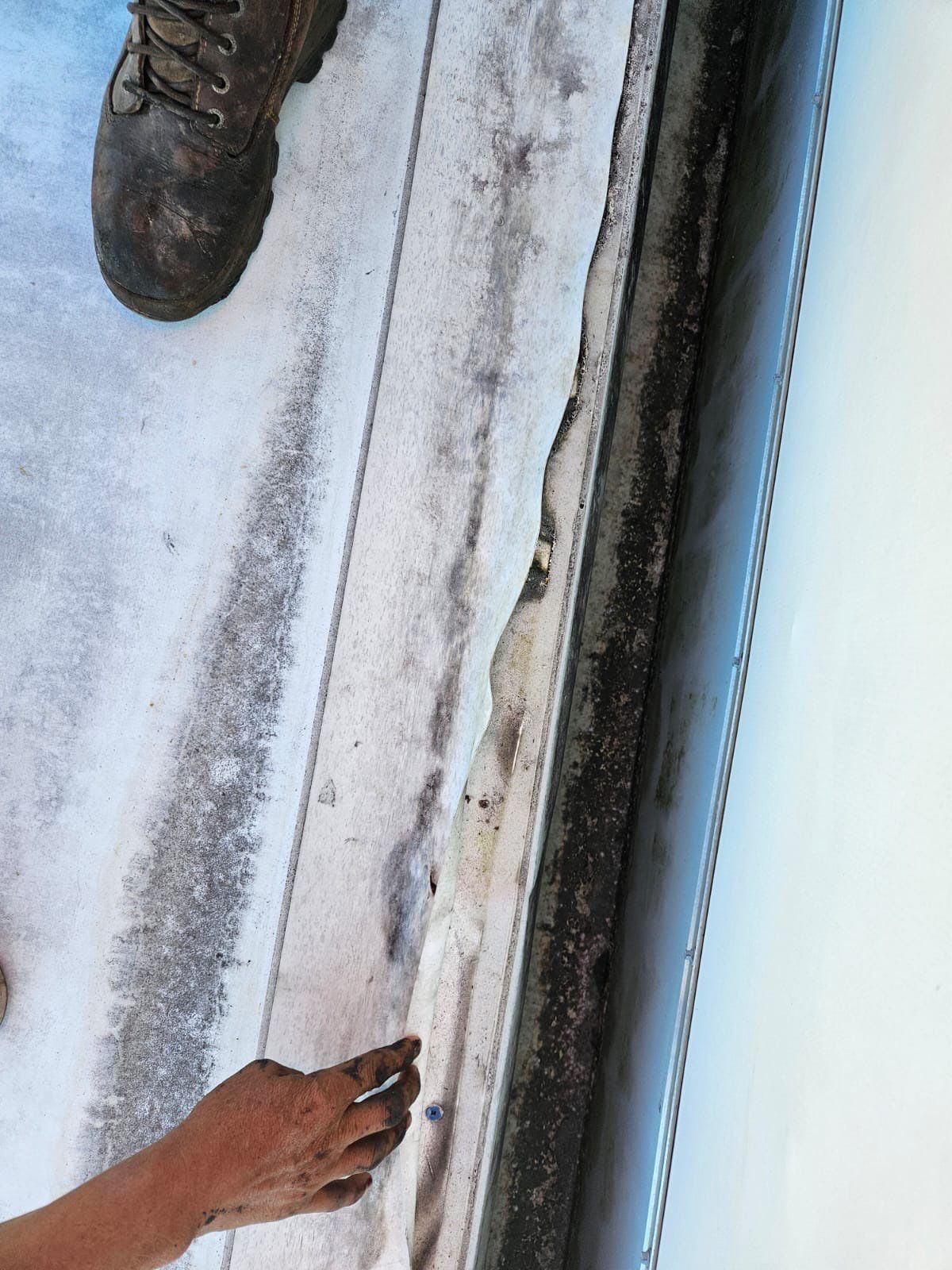 Commercial Roofing Repair using TPO and Metal Decking by Four Peaks Roofing