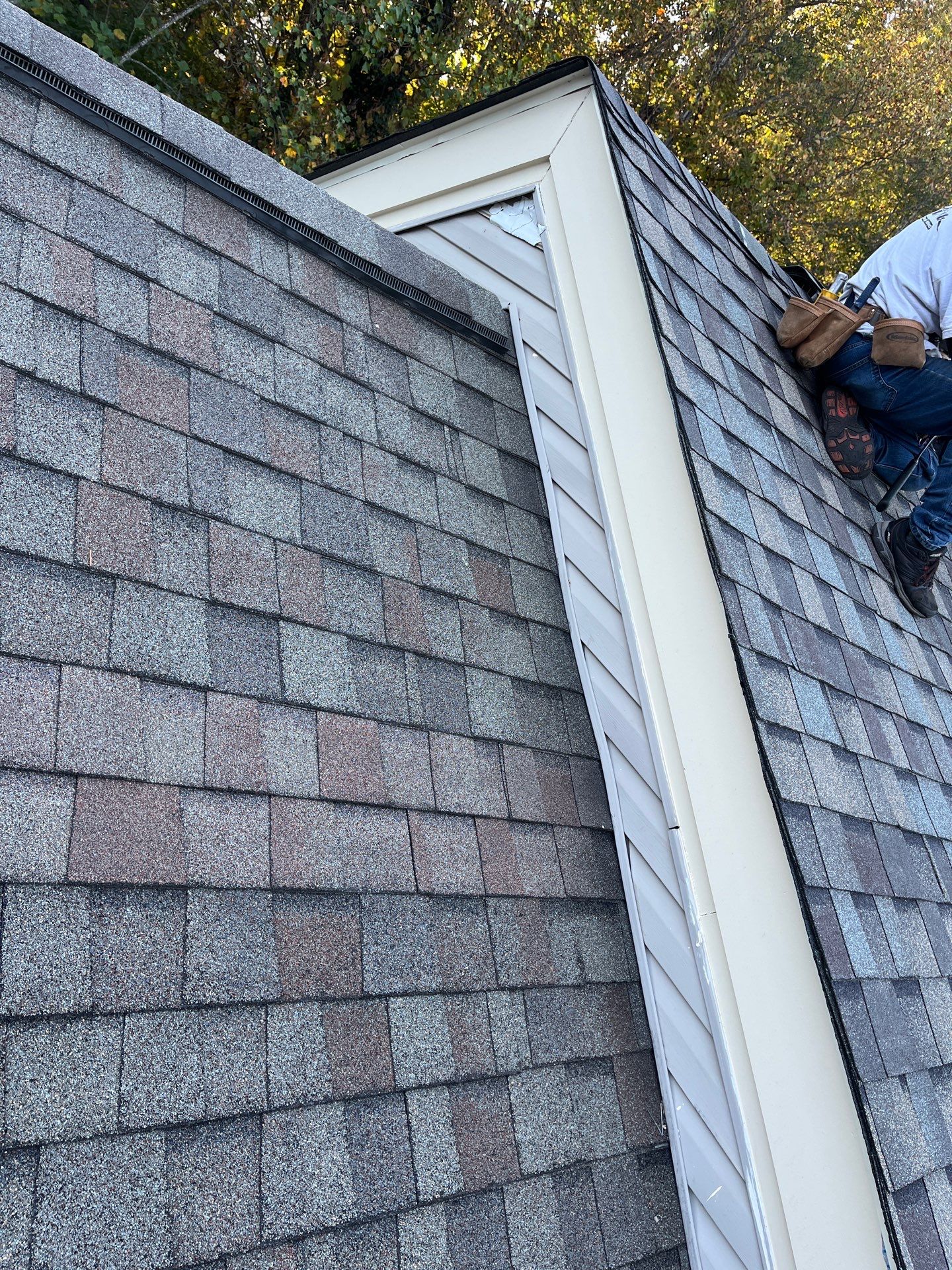 Montclair: Residential Roof Replacement with CertainTeed Landmark Pro Designer Shingles in Max Def Weathered Wood by RM Banning, Inc.