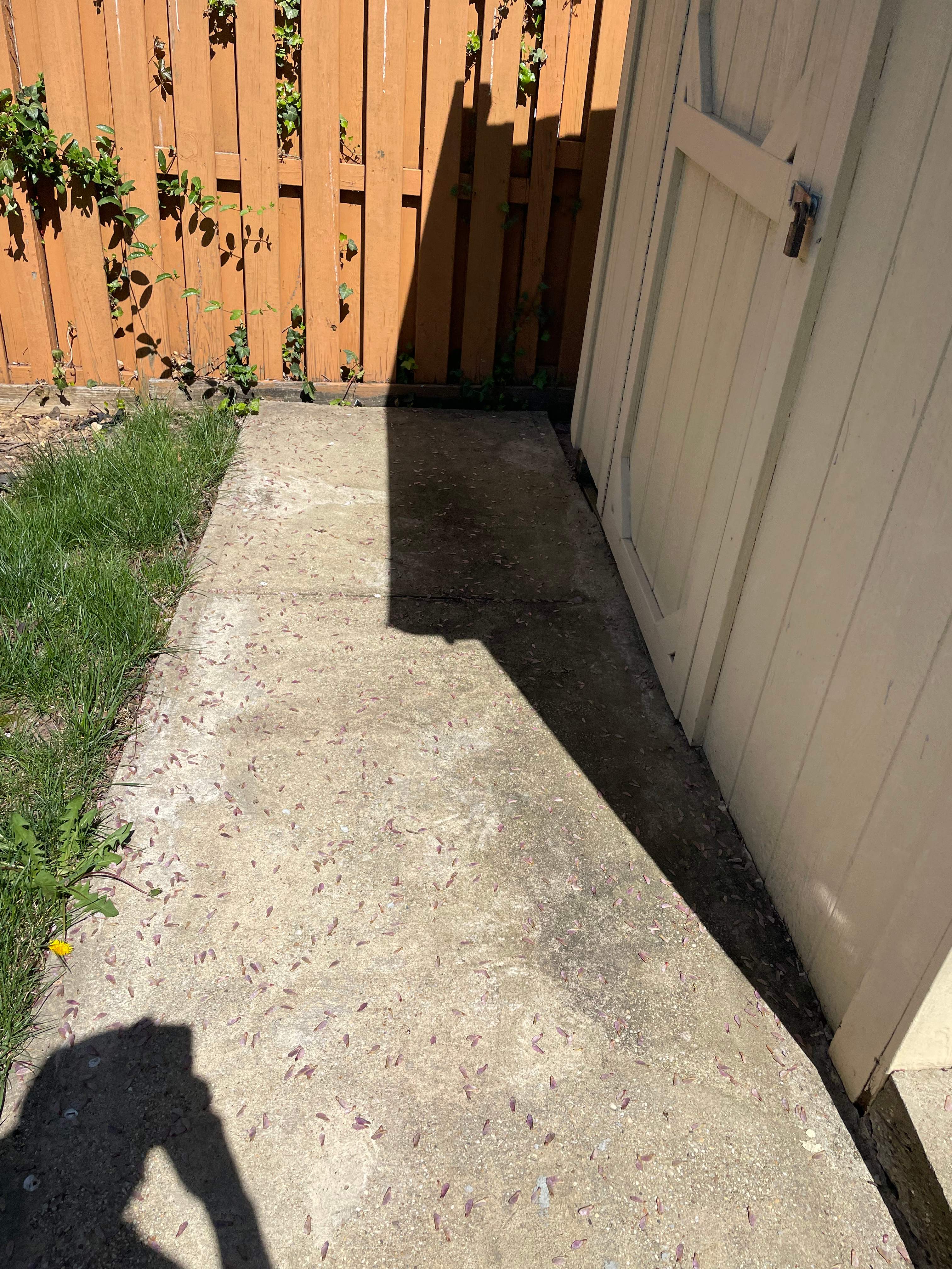 Deck resurfacing, railing replacement and concrete resurfacing by Fairfax Contractors, LLC