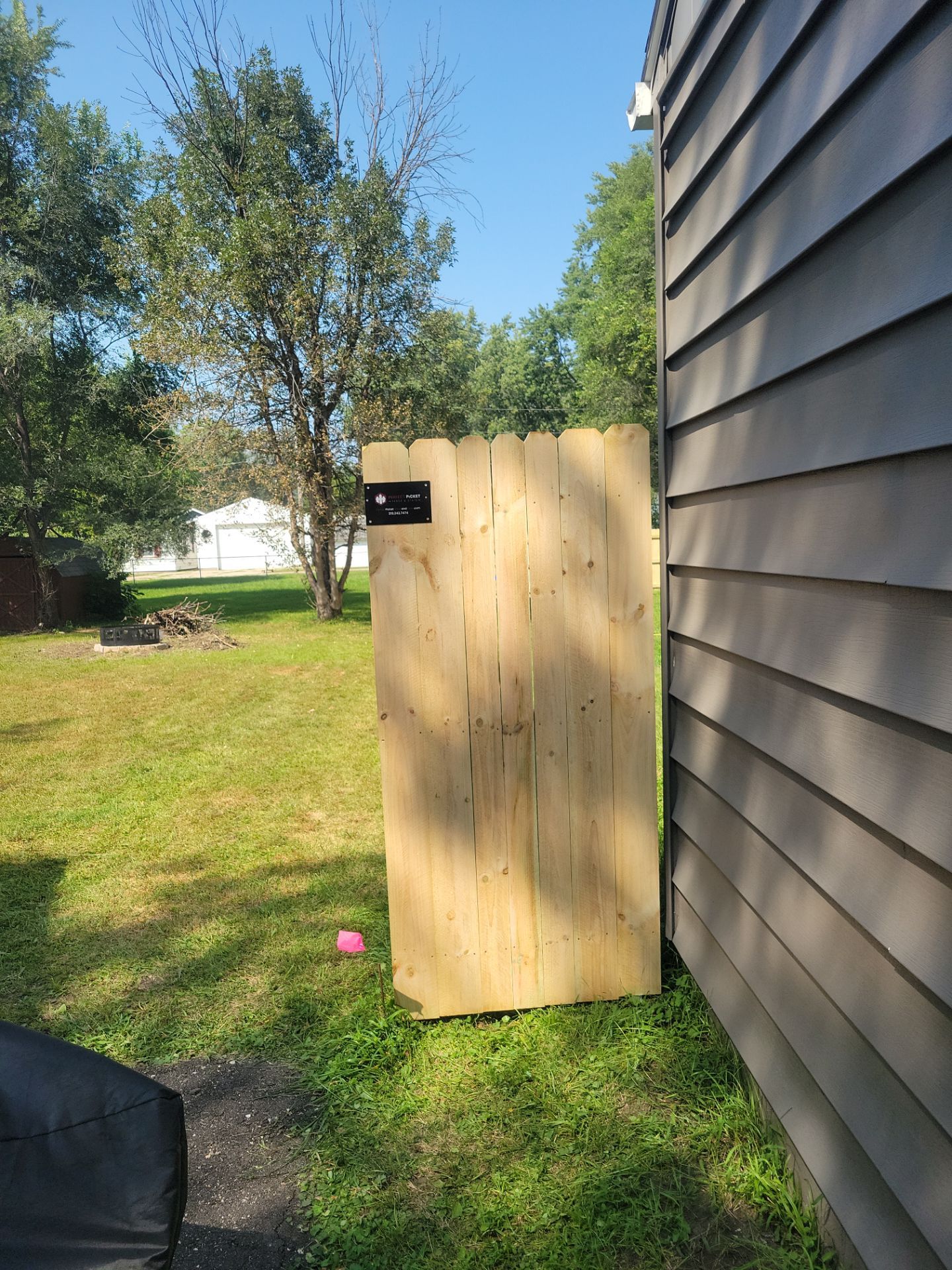 Treated Pine Privacy and Picket Fence Installation in Evansdale by Perfect Picket Fence and Stain