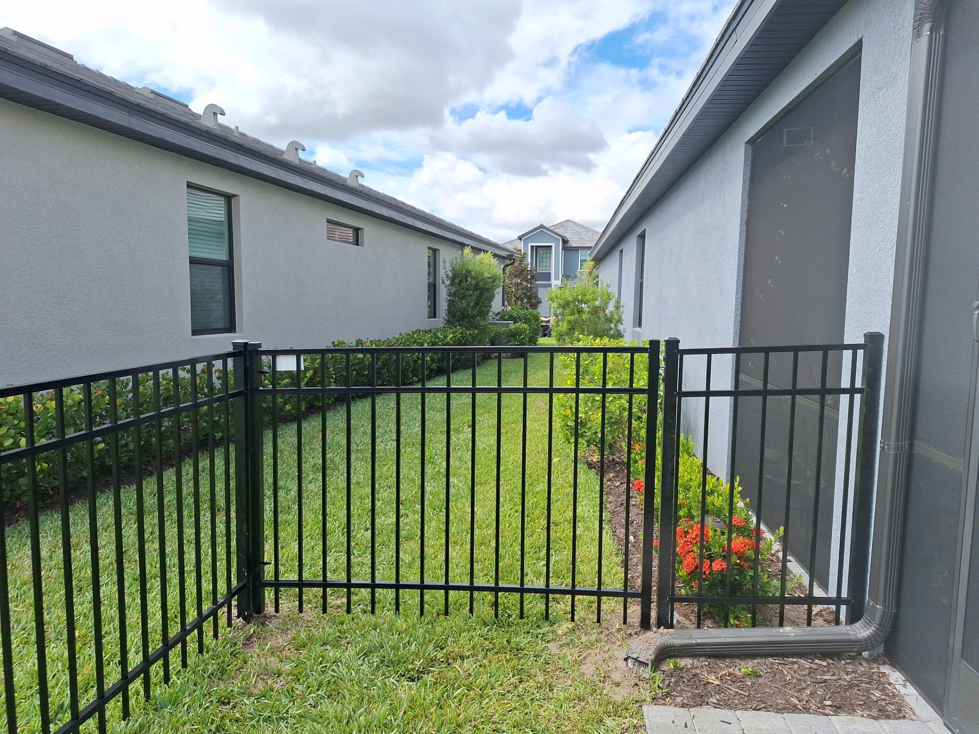Venice Florida Black Aluminum Fence Installation by Asap fence and gates, LLC