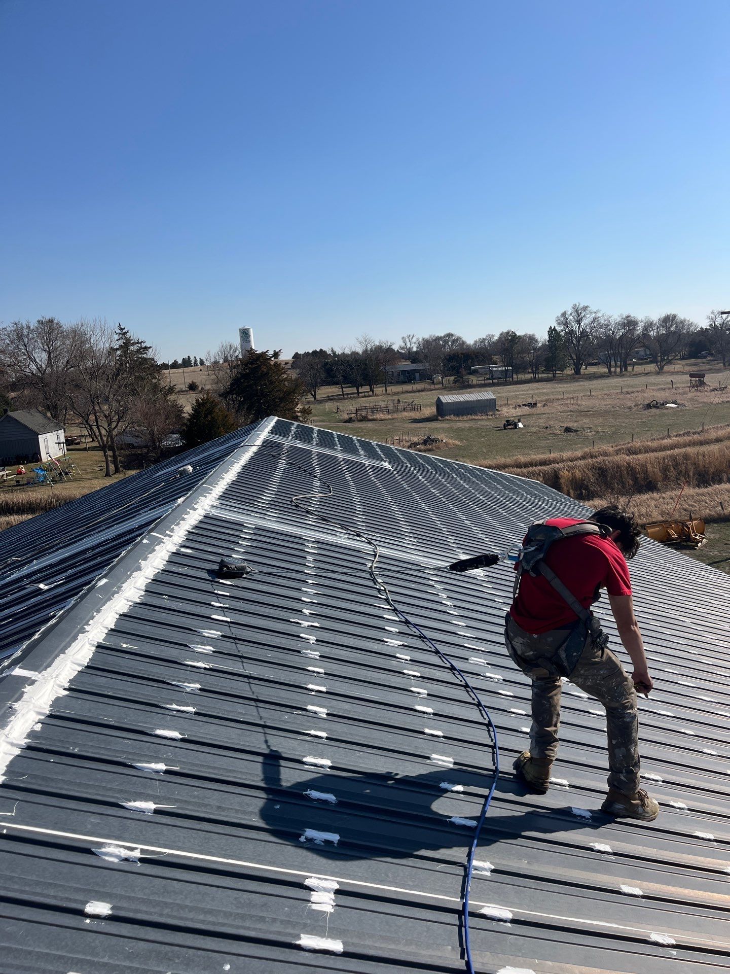 Metal Roof Restoration - Long Pine, NE by Tillotson Enterprises