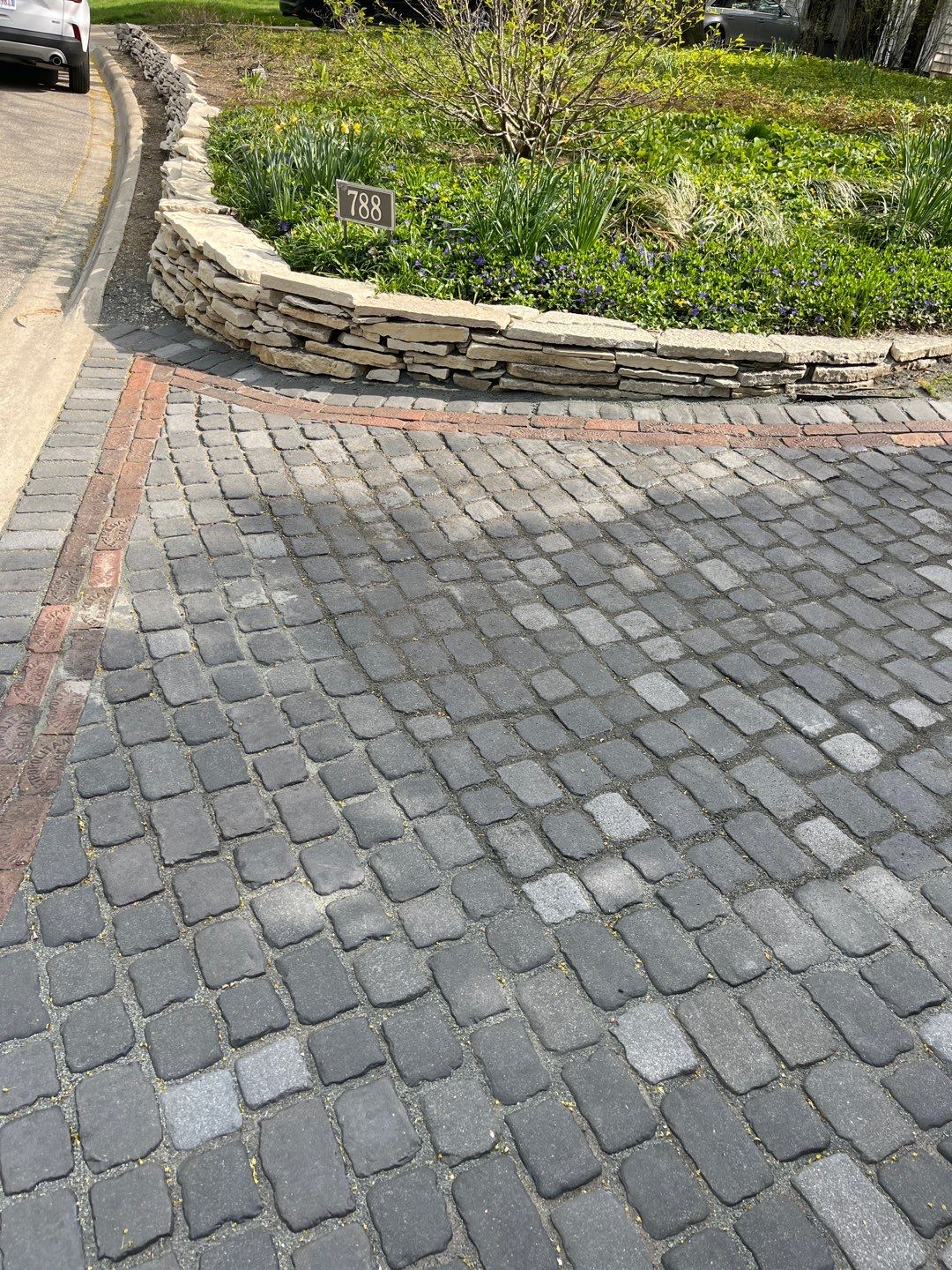 Glencoe, IL brick paver clean sand seal, repair, and reseal by Northern Power Washing LLC.
