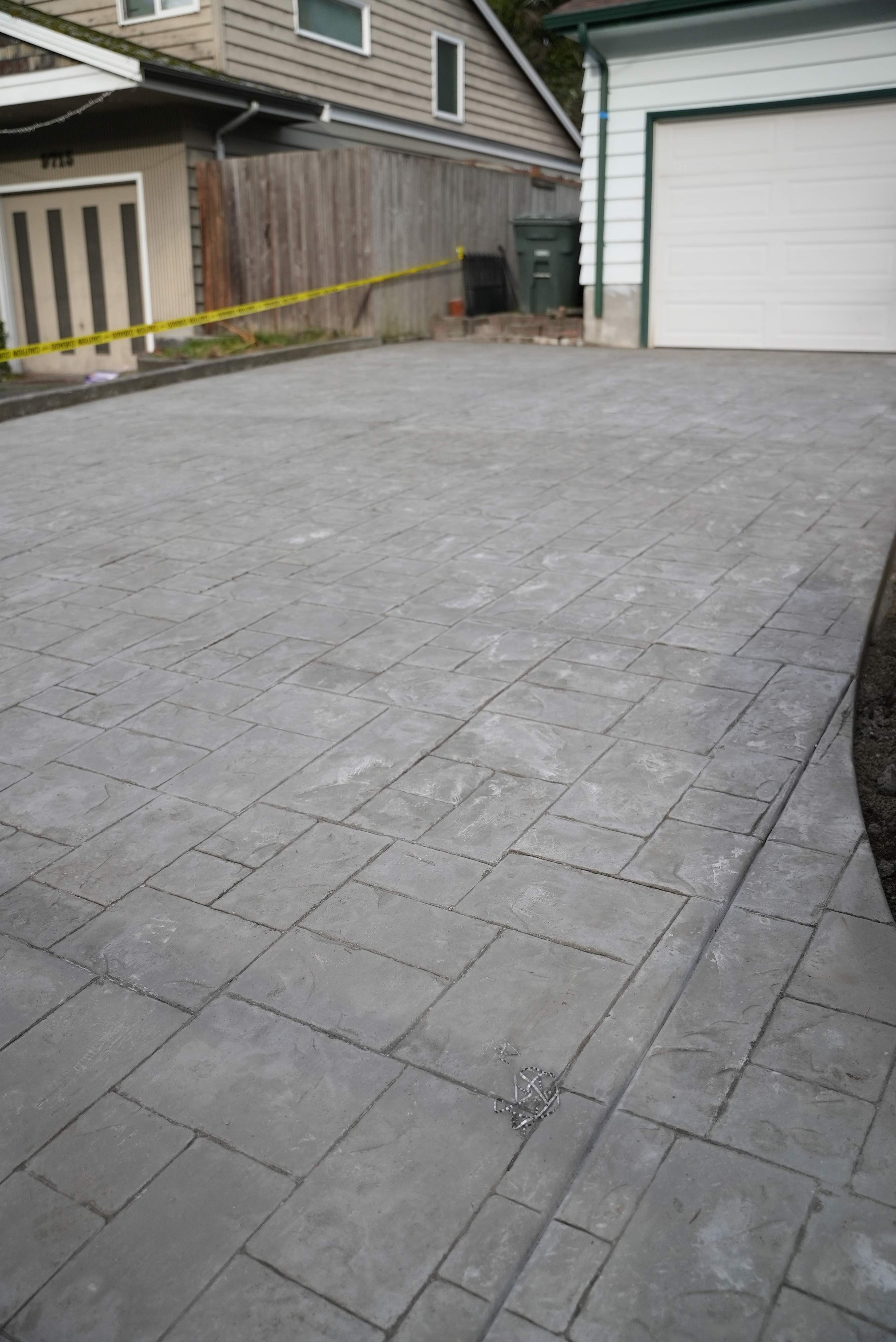 Stamped Concrete Patio and Driveway | Edmonds  by Jireh Asphalt & Concrete Inc 