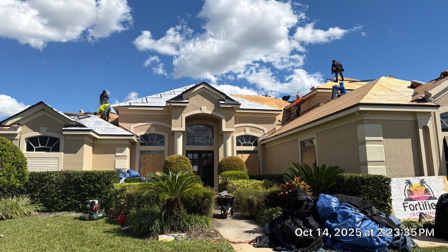 Full Concrete Tile Roof Replacement with Polyglass Underlayment in Orlando by Fortified Roofing Solutions Corp.