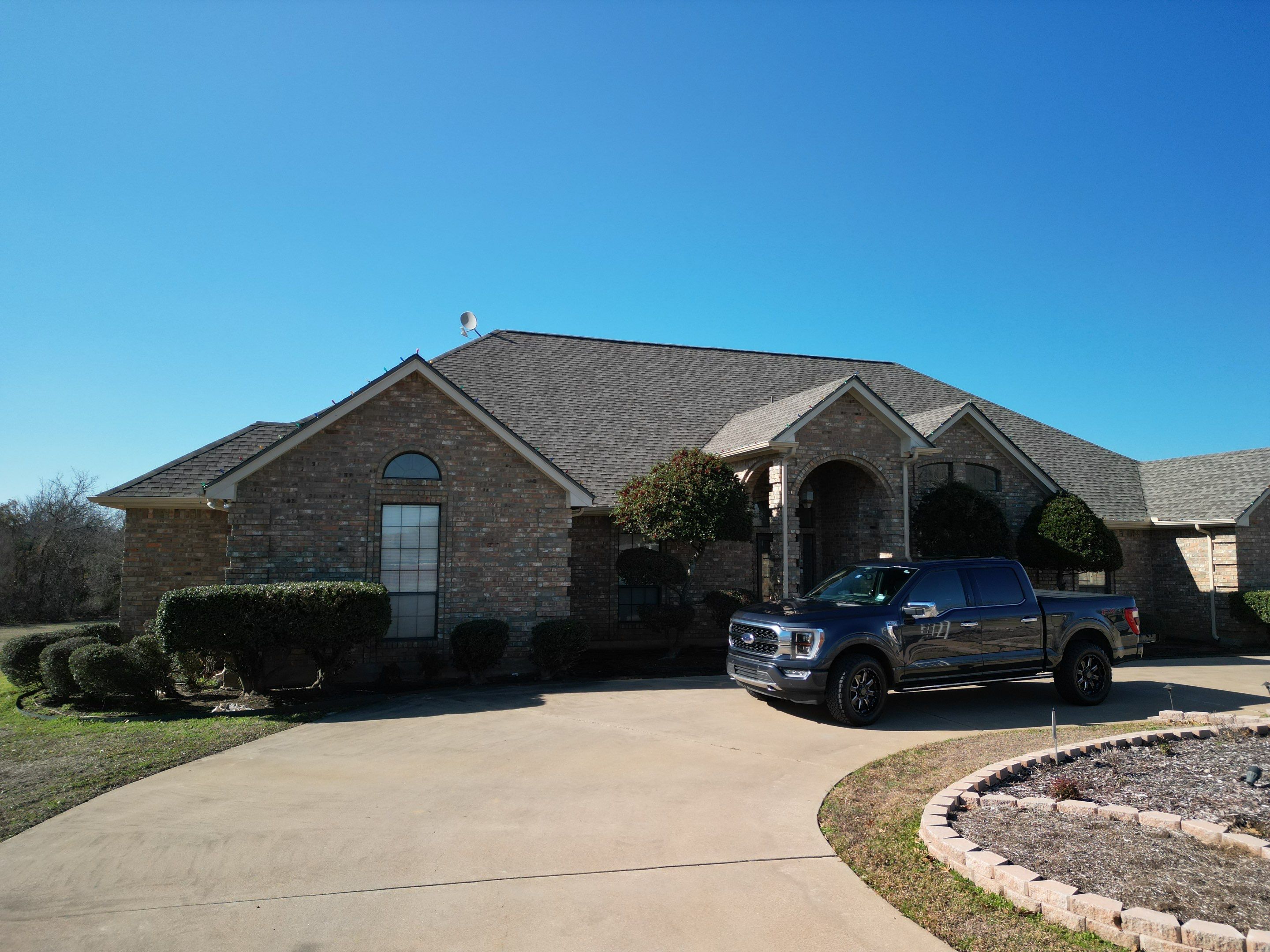 Rendon Forth Worth Texas Large Estate - Roofing Installation using GAF Timberline Armorsheild 2 Class 4 Impact Resistant Shingle System by First United Roofing & Construction