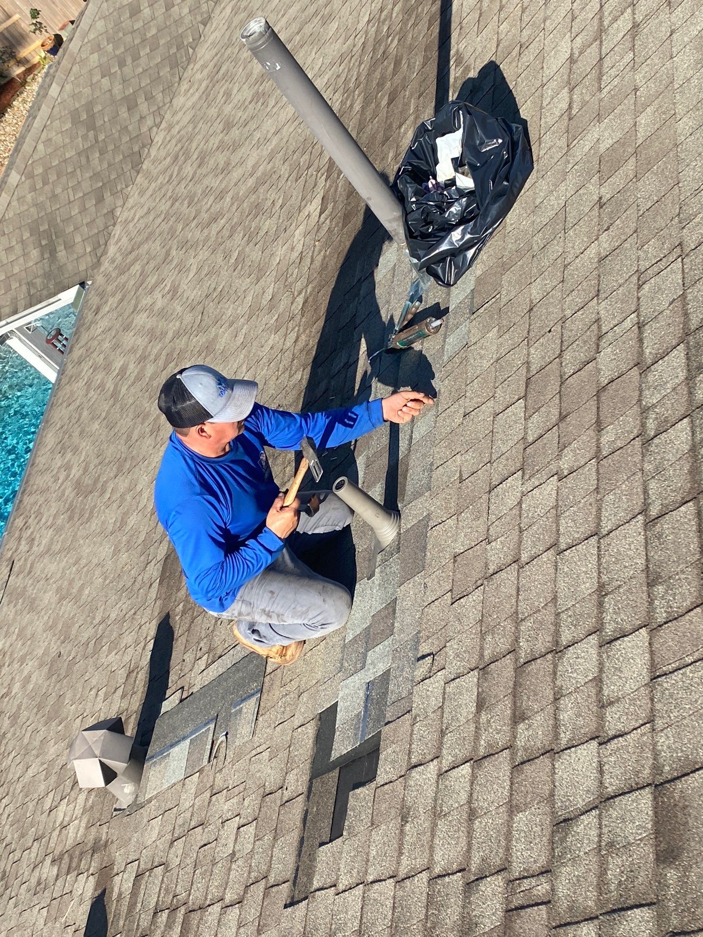 Residential Roofing Repair using Owen's Corning Duration (Lifetime) Shingles by Roof Repair Company