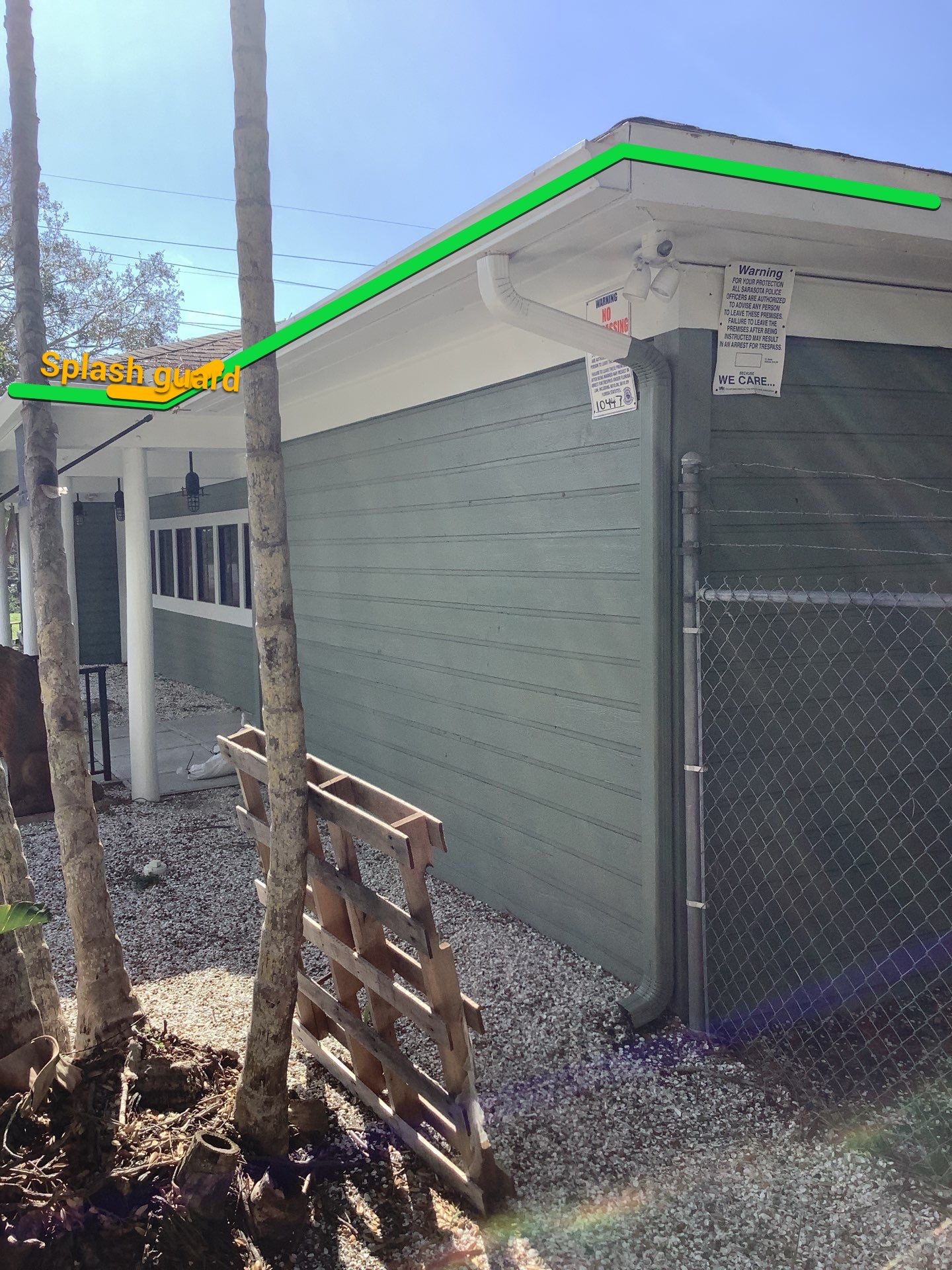 7-Inch Seamless Gutters Installed in Sarasota FL by Gutter Professor by Gutter Professors