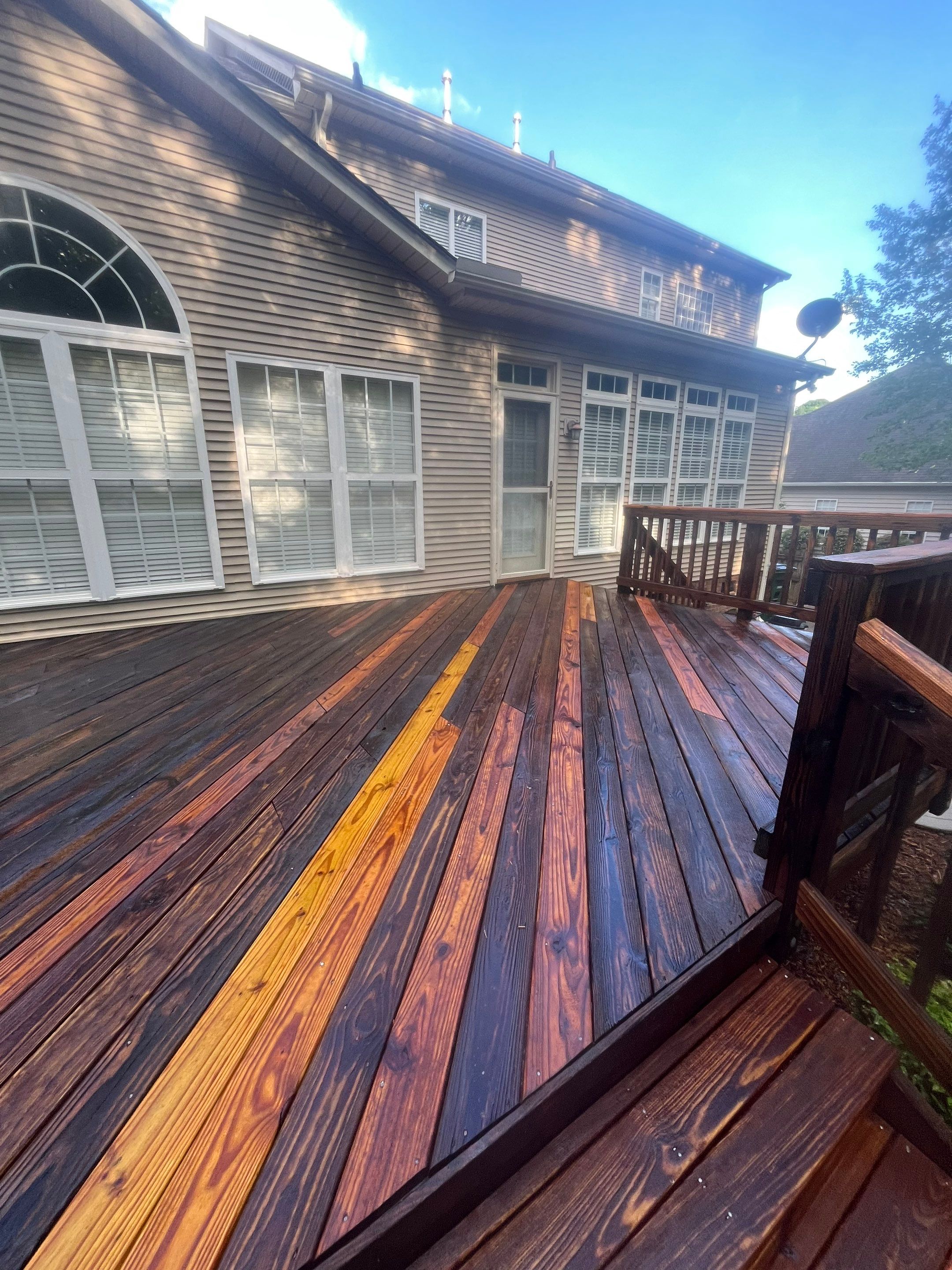Weathered Deck using Wood Sealant by DuraSeal