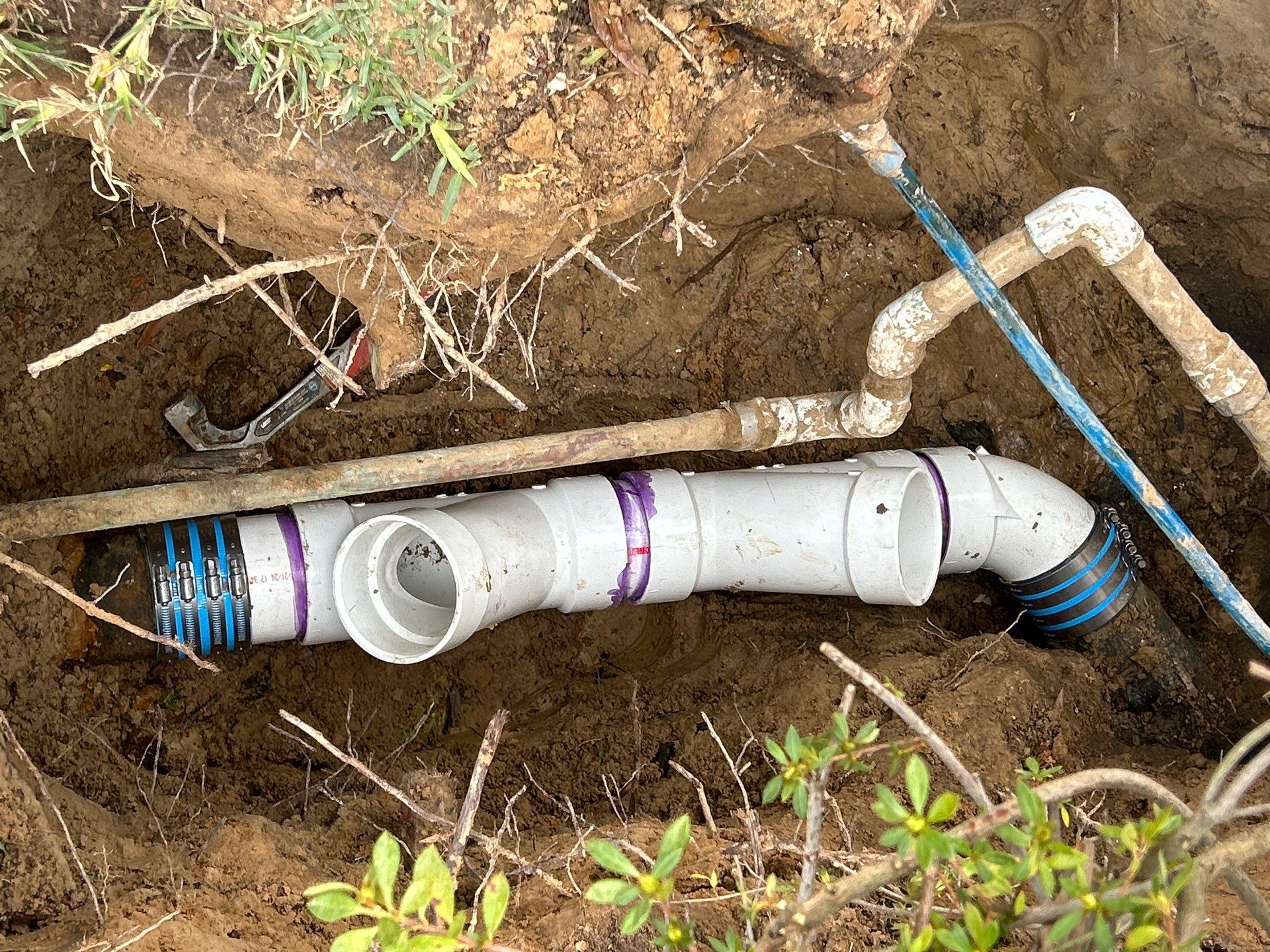 Drain Repair Project in Tyler by Rub-A-Dub Plumbing