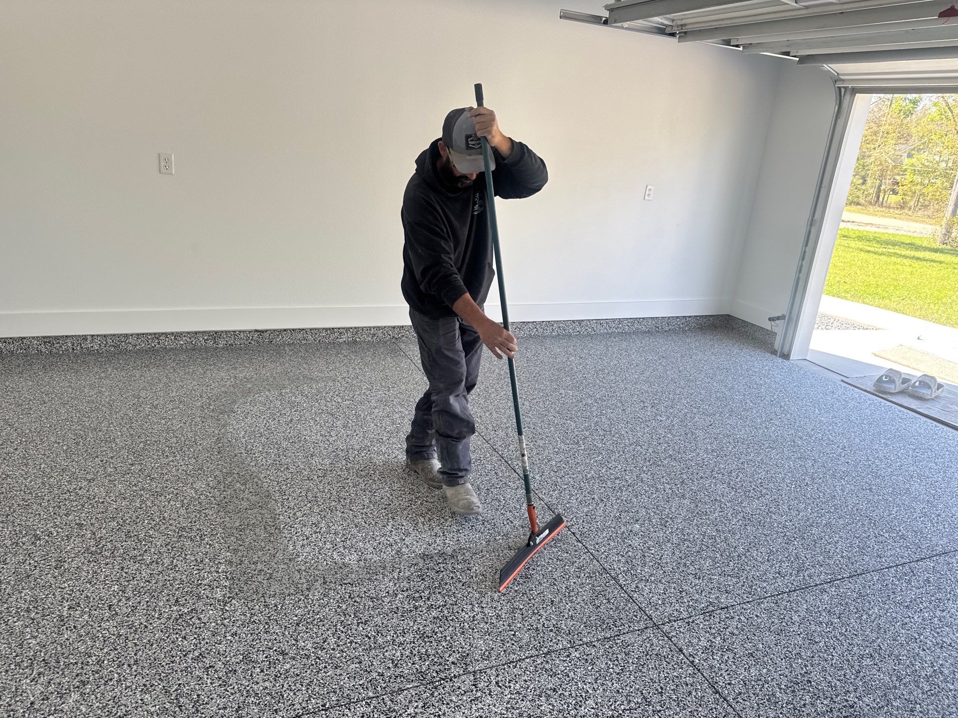 Garage in Domino by Cross Creek Concrete Coatings