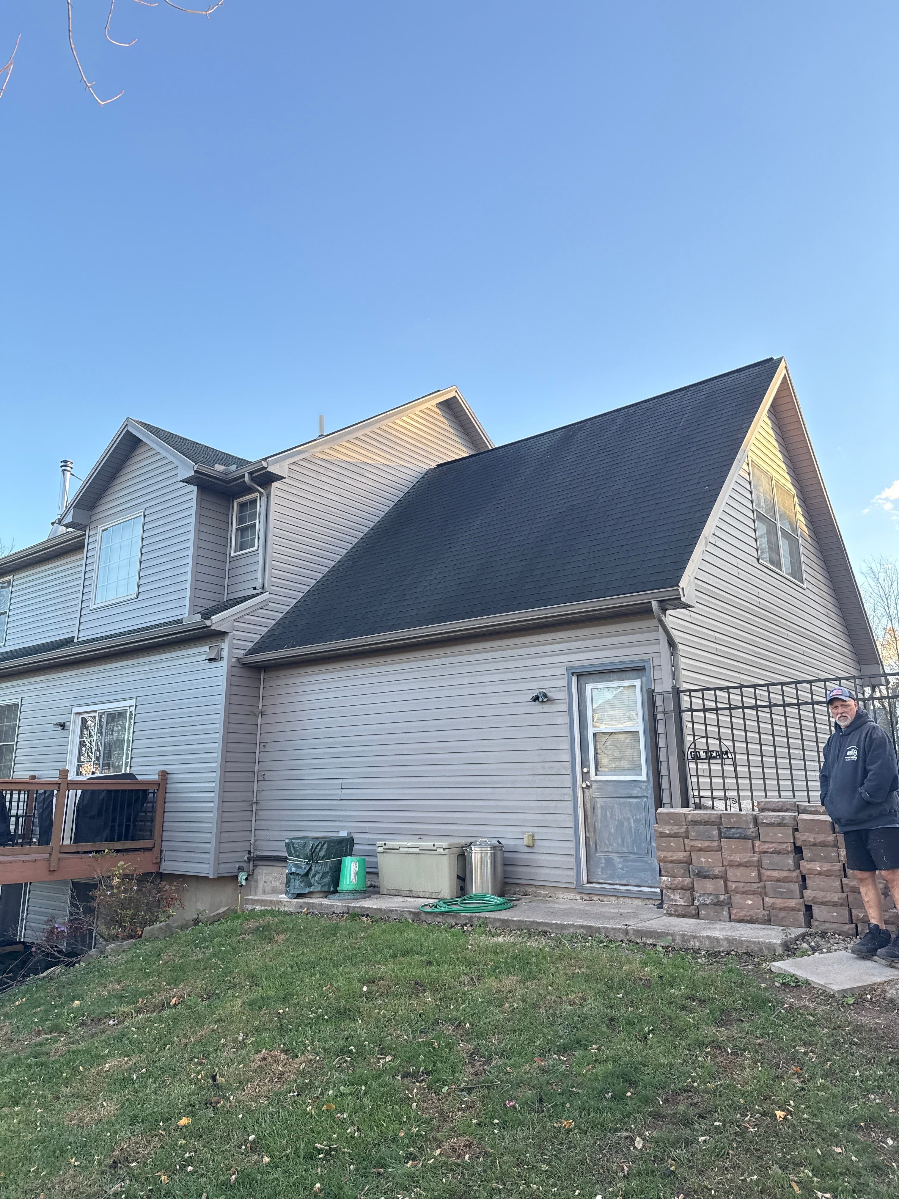 Metal roof replacement by Esh Builders
