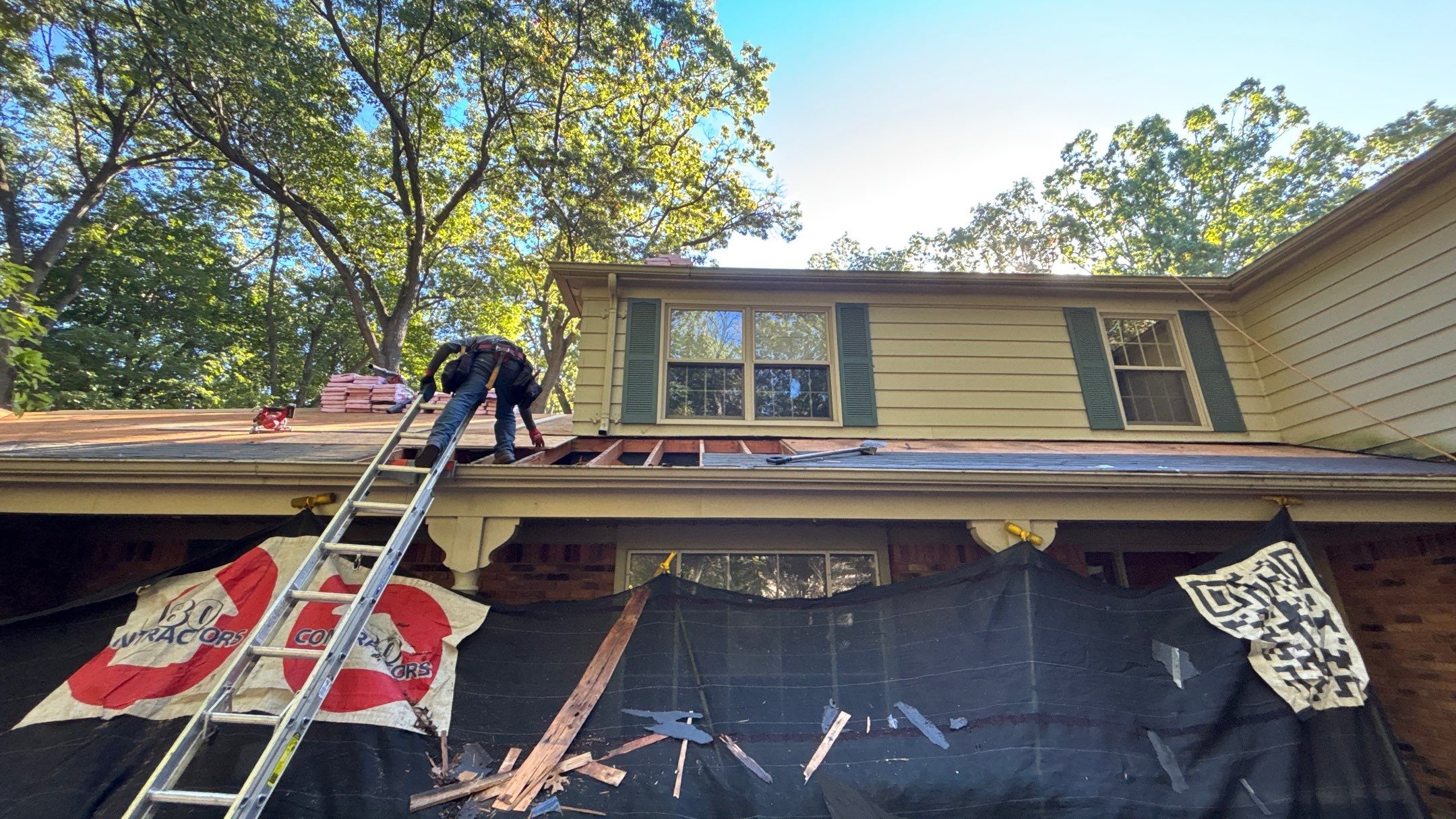 Roof Replacement using Owens Corning Slatestone Gray by 180 Contractors