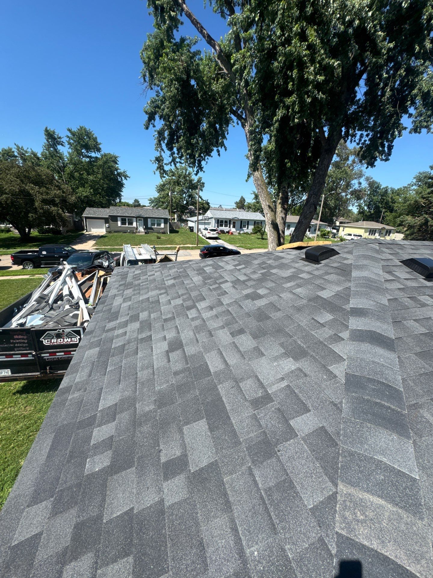 Roof Replacement with New OSB Decking in La Vista, NE by Crows Roofing LLC