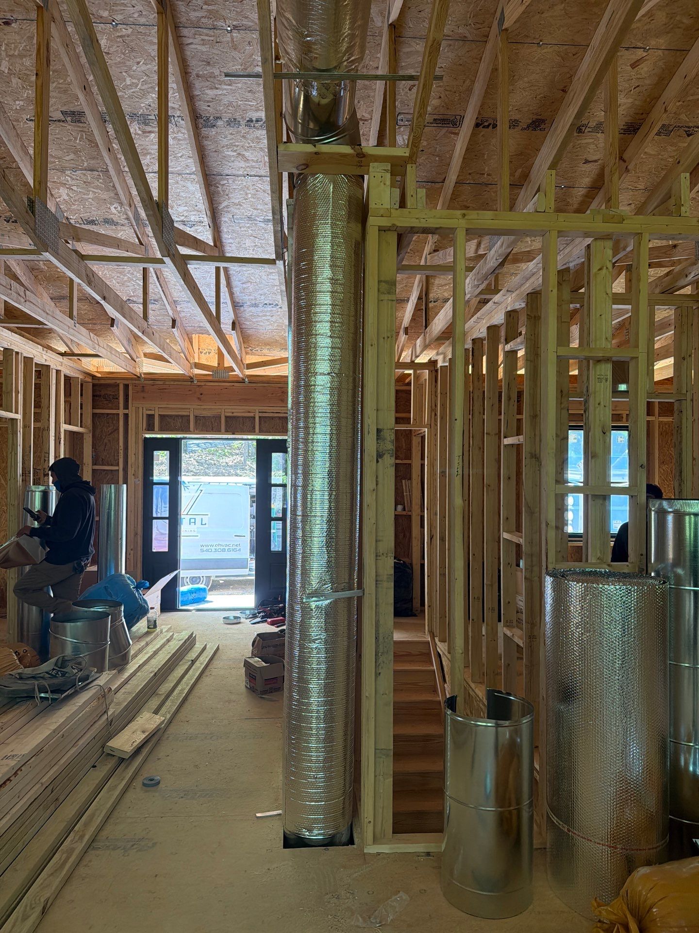 New Construction install in Winchester by Elemental Heating and air conditioning LLC