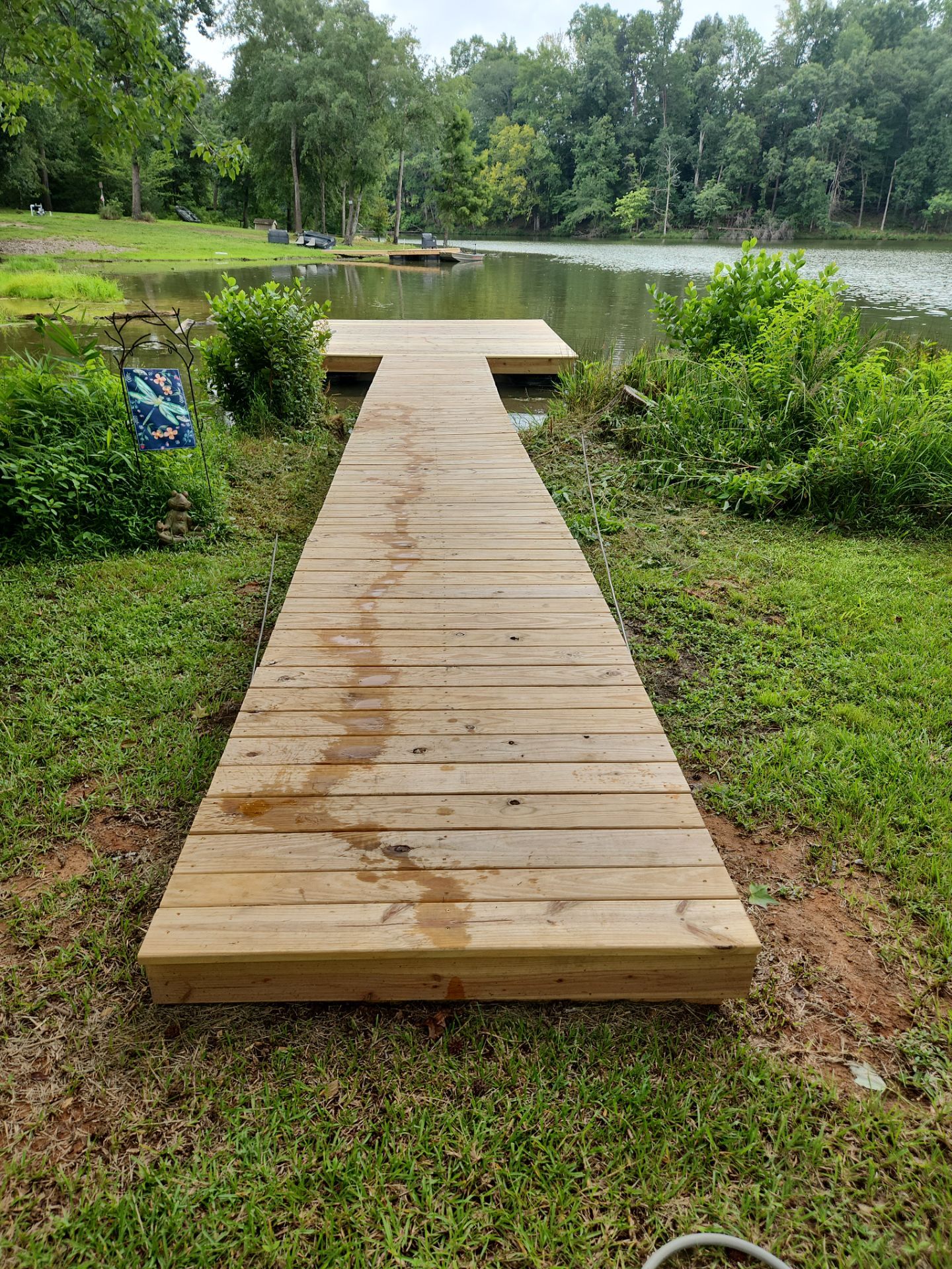 Dock using Wood Sealant by DuraSeal