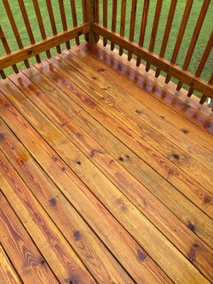 Wood Deck using Wood Sealant