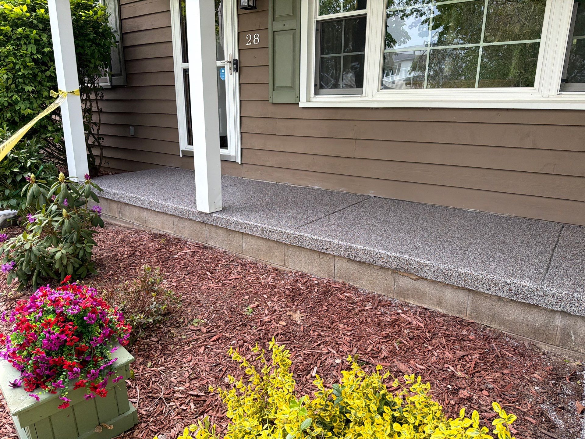 Bagari Stone Crest Porch Coating by NG Masonry & Construction LLC