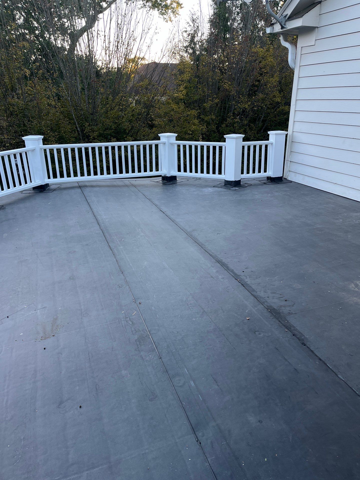 McLean - Residential Flat Roof Replacement with Carlisle Syntec EPDM by RM Banning, Inc.