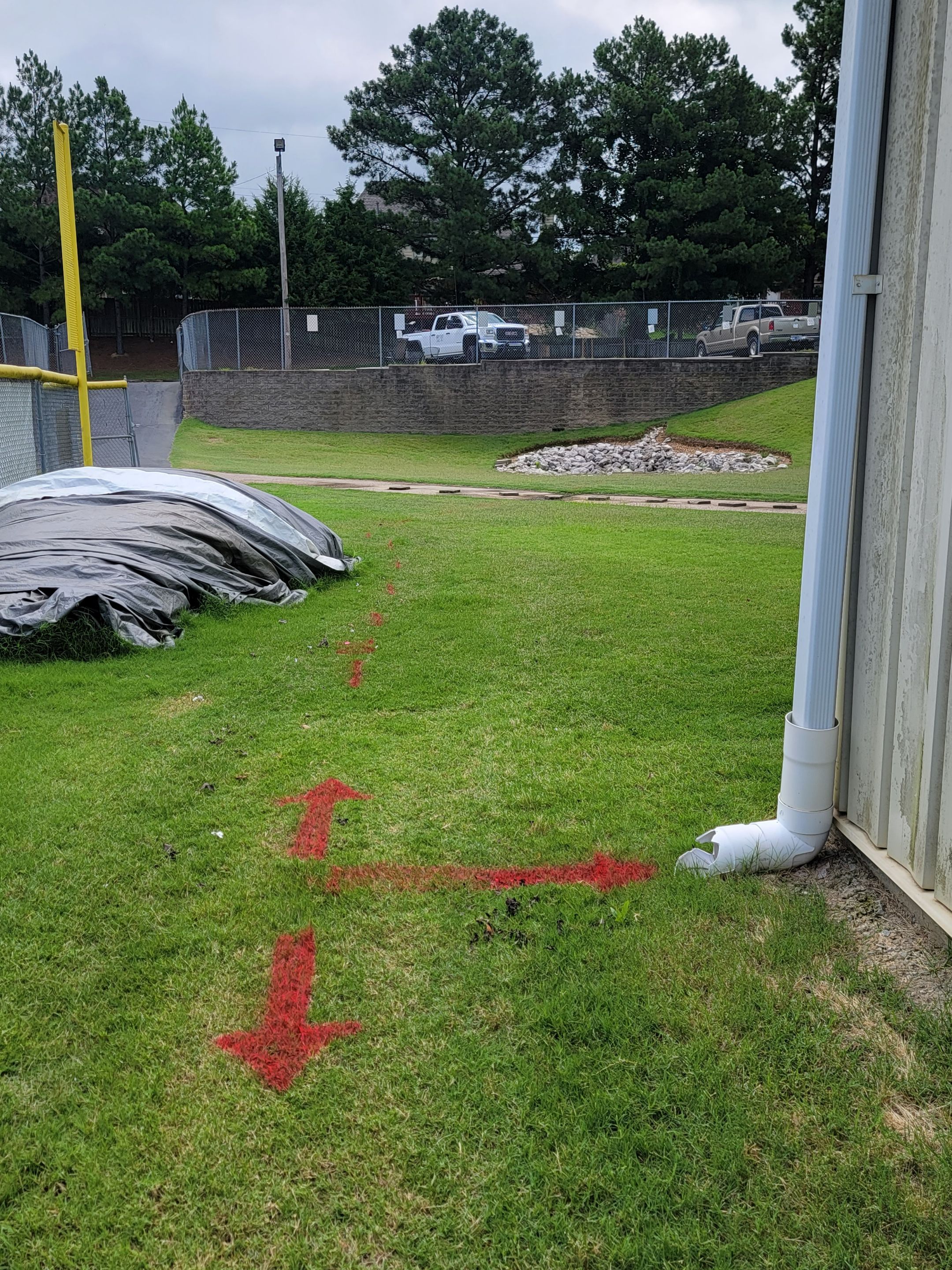 School Locate for Athletic Field Upgrades by Alsip Locating Service, LLC