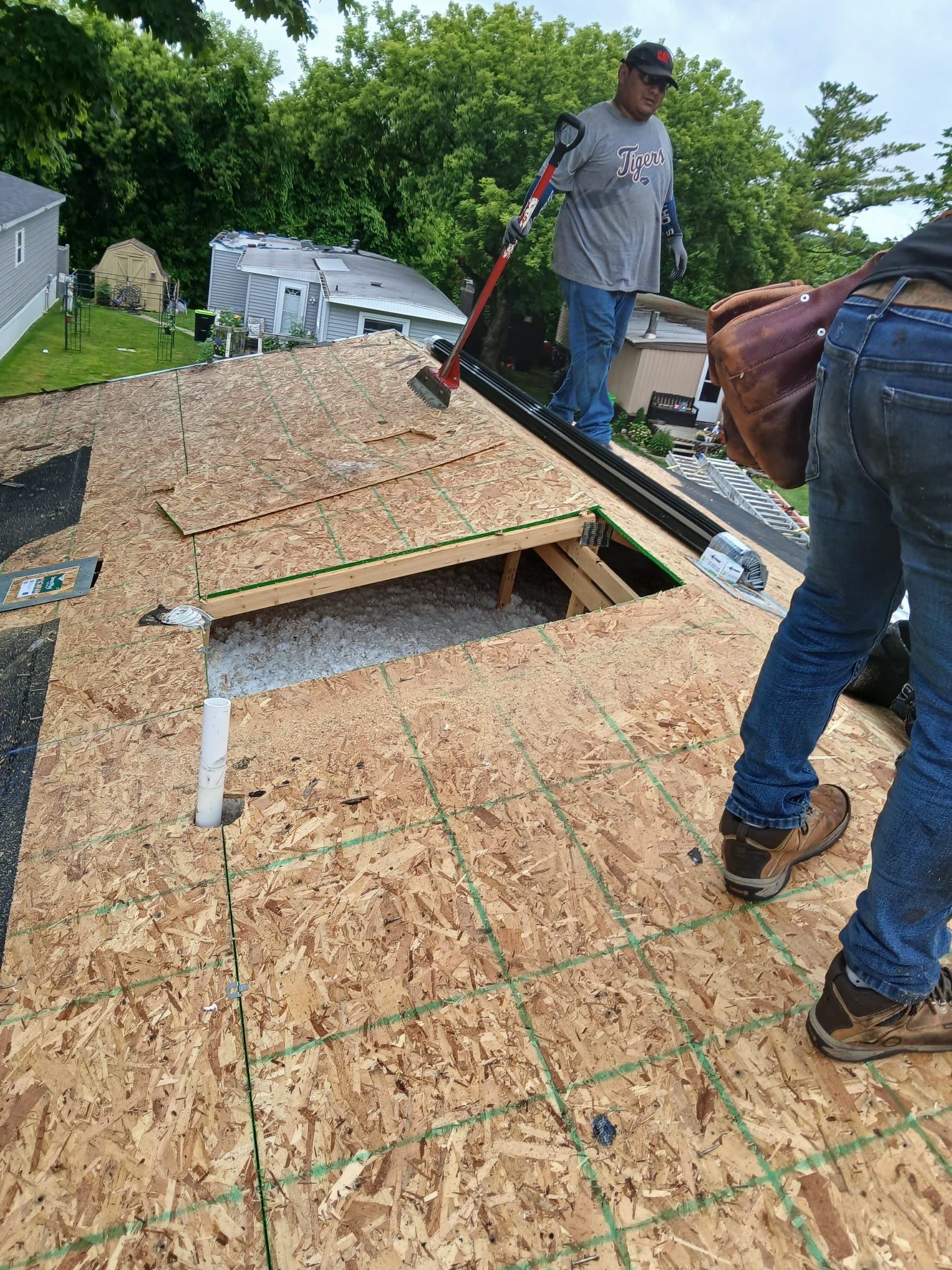 Roof Replacement using Owens Corning Sierra Gray by 180 Contractors