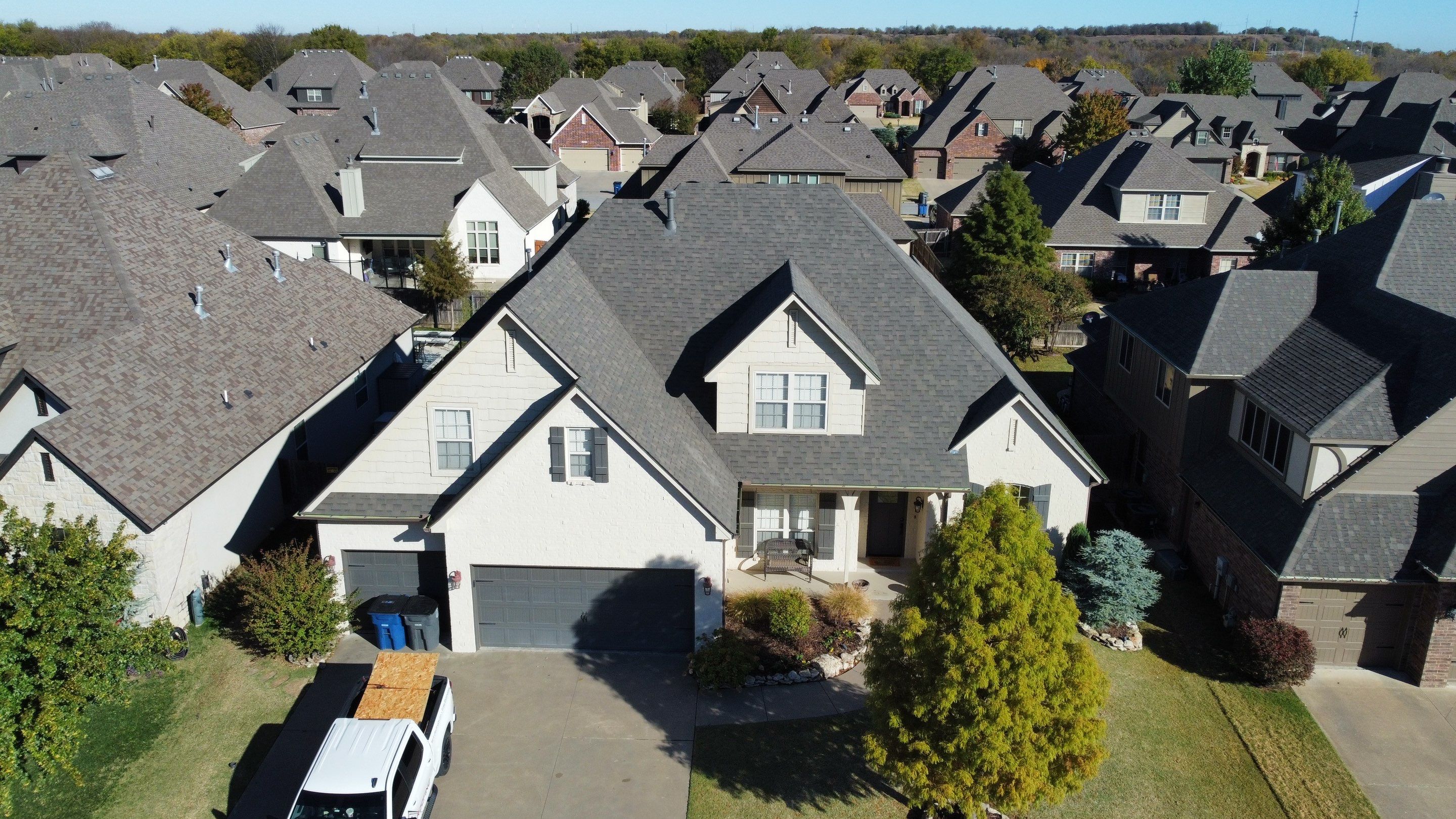 Residential Roof Replacement using Malarkey Vista (Weathered Wood) by Sentry Roofing