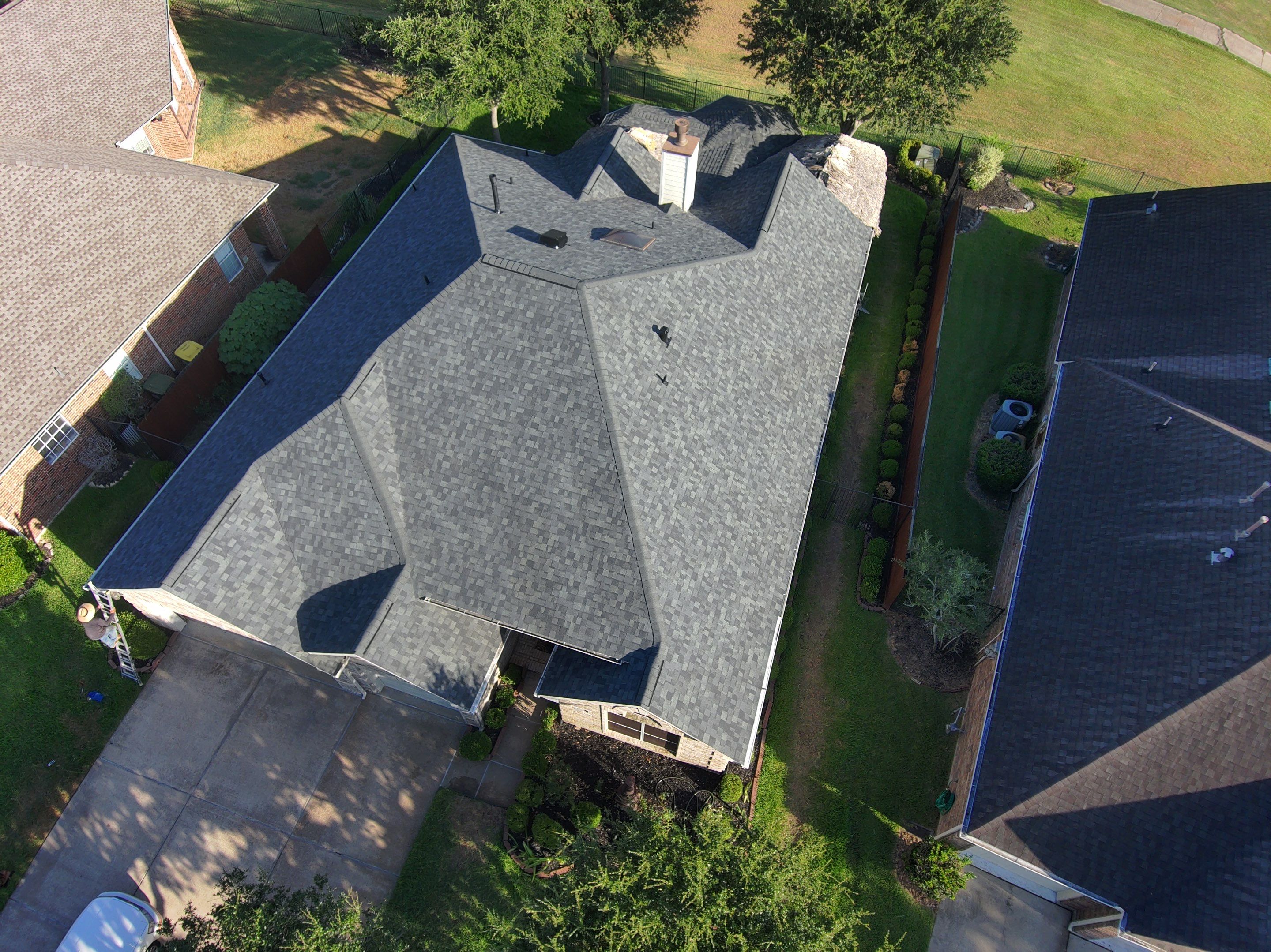 Residential Roofing Installation using Owen's Corning Duration (Lifetime) Shingles by Roof Repair Company