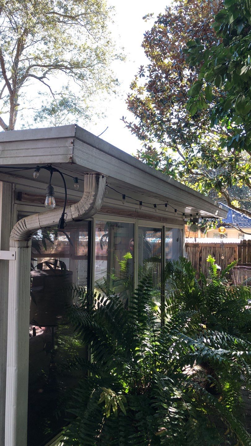 Seamless Gutter Installation using K-Style Seamless Gutters and LeafBlaster Pro Gutter Guards by Gutter Professors