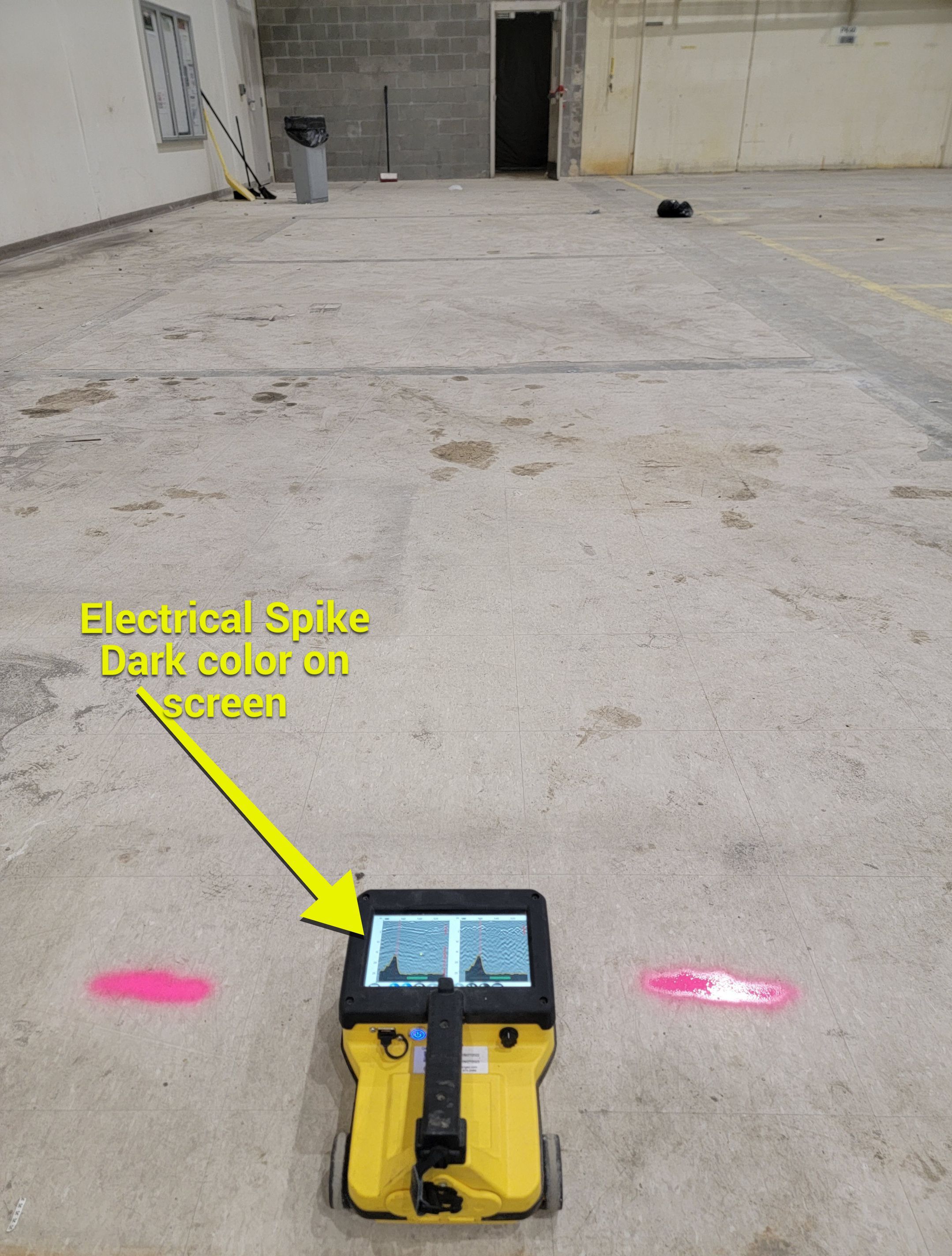 Concrete Scanning using Concrete GPR Scanner by Alsip Locating Service, LLC