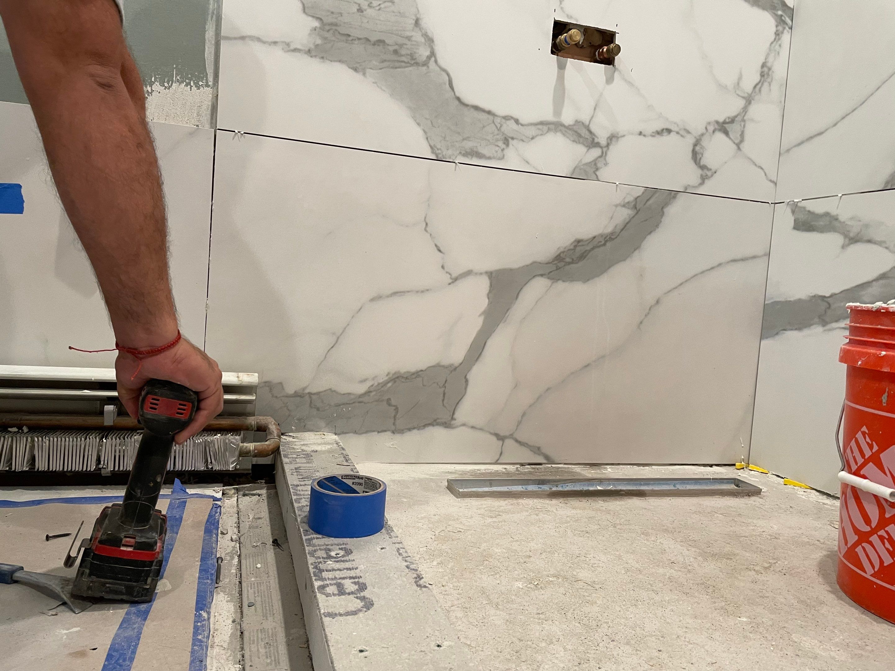 Bathroom Remodel using Tile by Home Concepts Construction