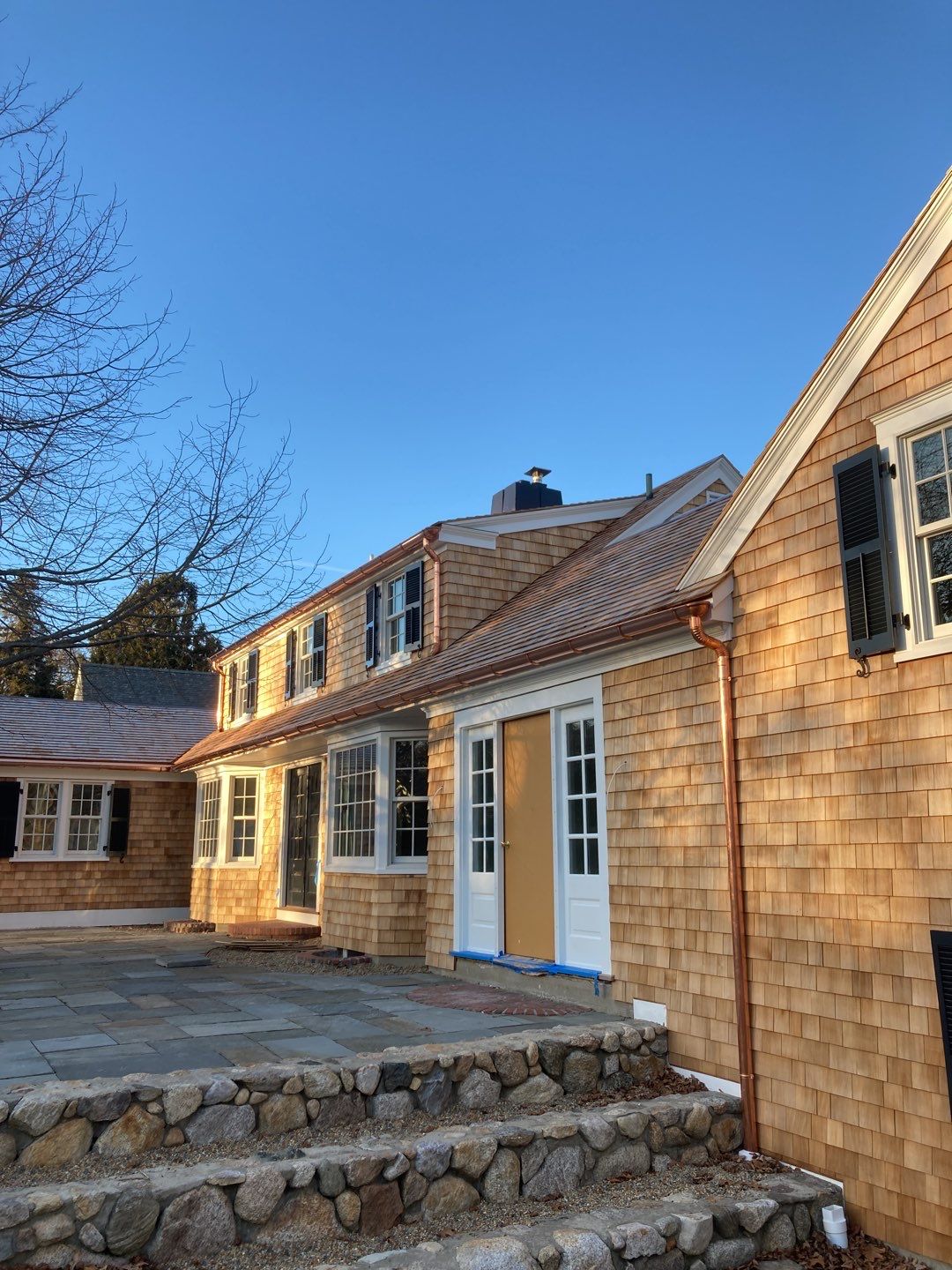 Copper Gutter Installation in Osterville, MA   by Gutter Pro Enterprises