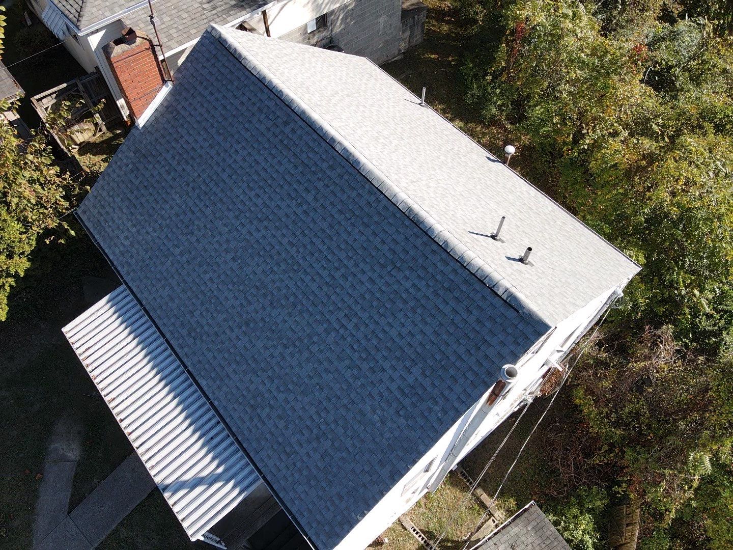 Residential Roofing Installation using GAF Timberline HDZ Fox Hollow Grey by Rainstoppers Roofing
