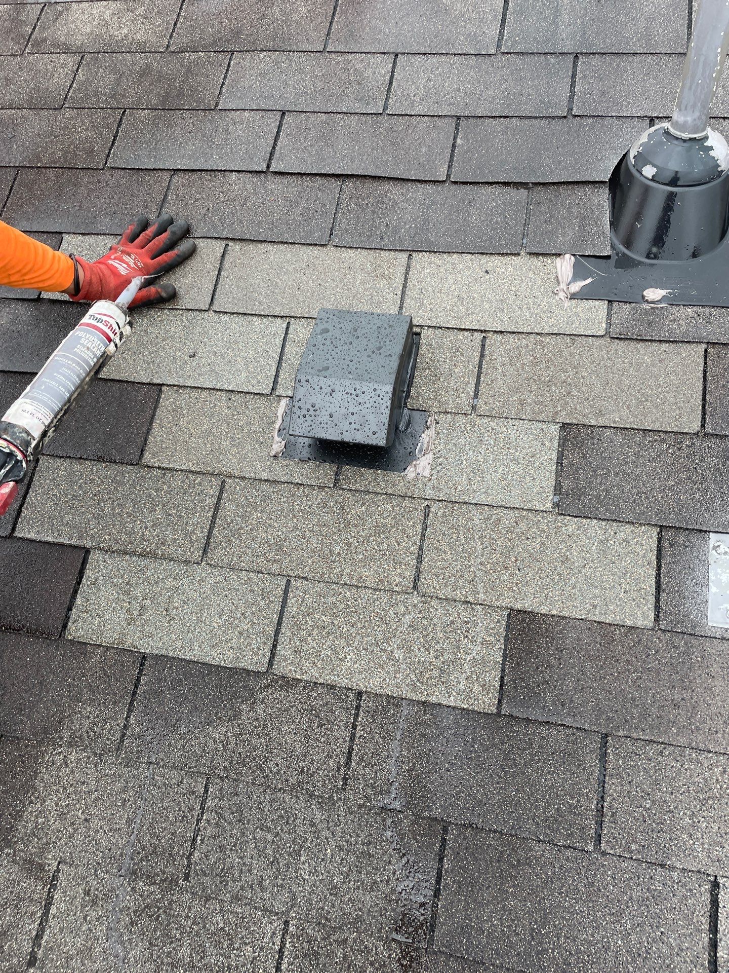 Hail Damage using Owen's Corning Duration (Lifetime) Shingles by Roof Repair Company